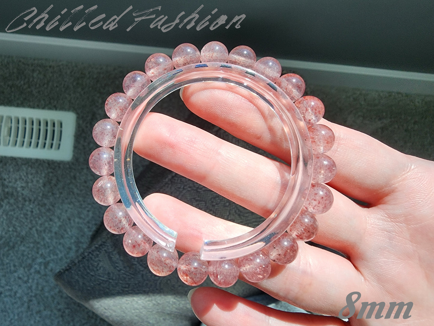 [Bracelet] Natural Strawberry Quartz Bracelet