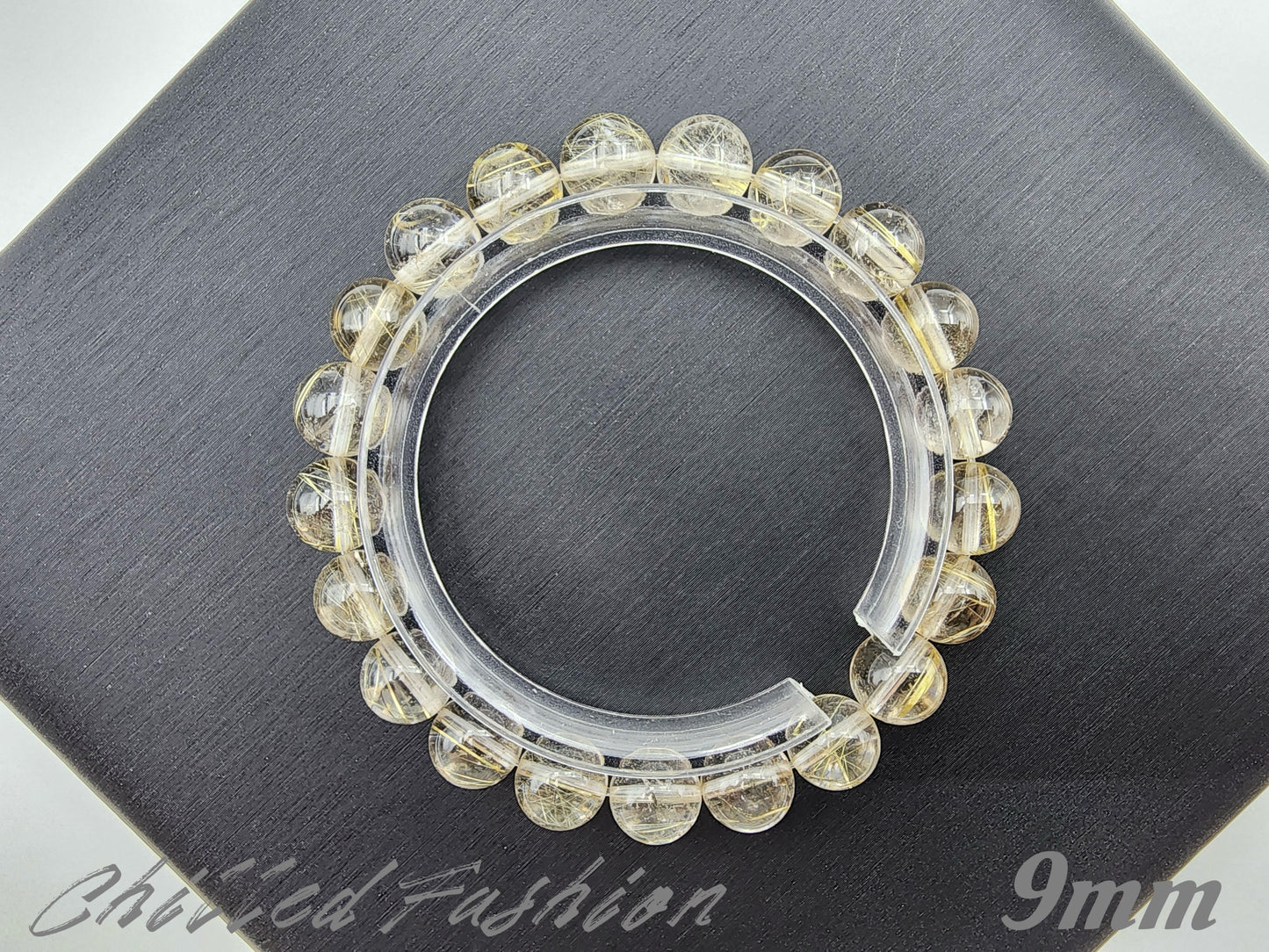 [Bracelet] Natural Golden Rutilated Quartz Bracelet