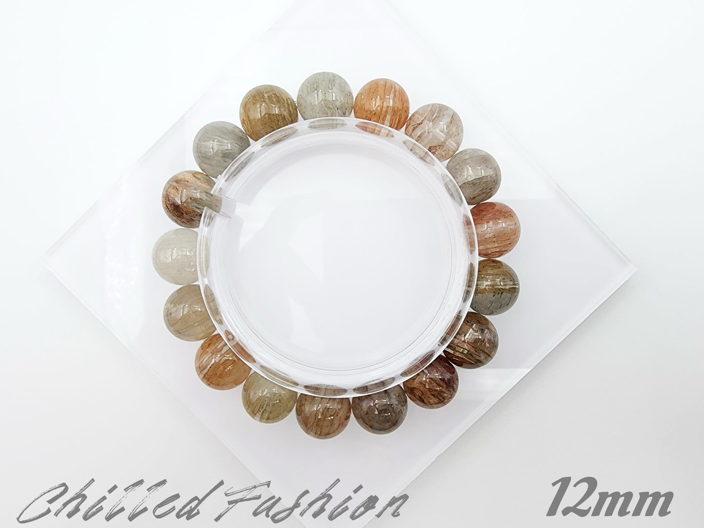 [Bracelet] Colorful Phantom Quartz Bracelet