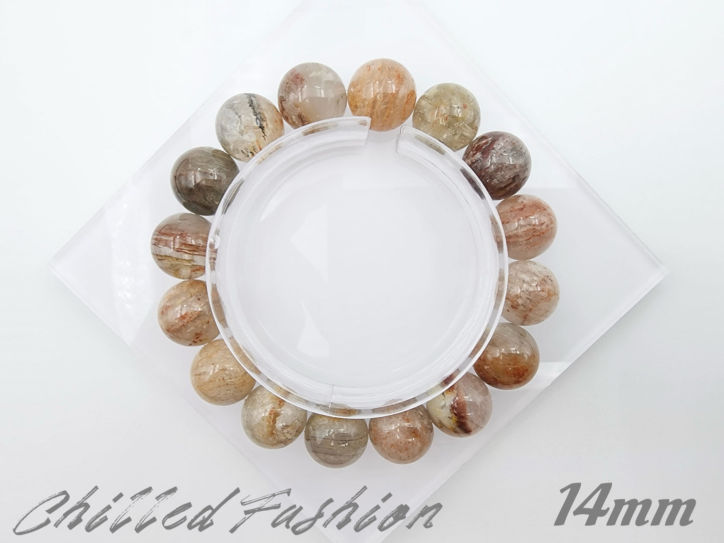 [Bracelet] Colorful Phantom Quartz Bracelet