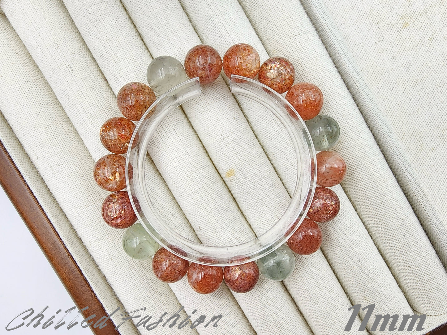 [Bracelet] Arusha Bracelet with Golden Sunstone and Green Beryl
