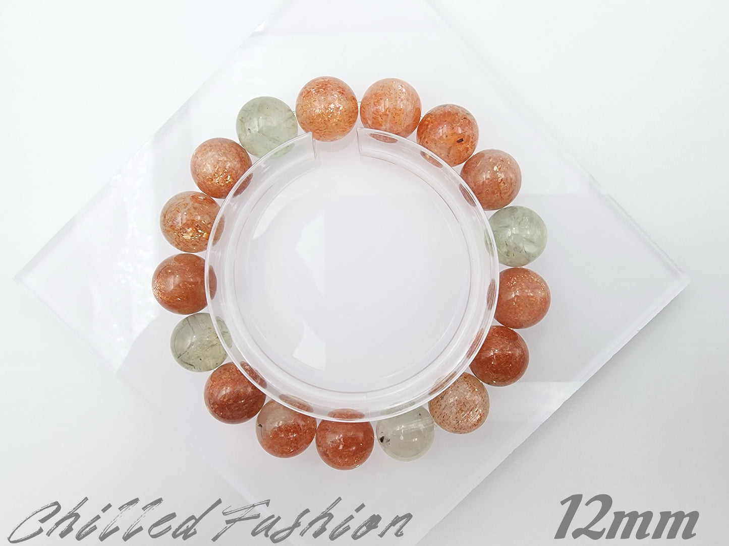 [Bracelet] Arusha Bracelet with Golden Sunstone and Green Beryl