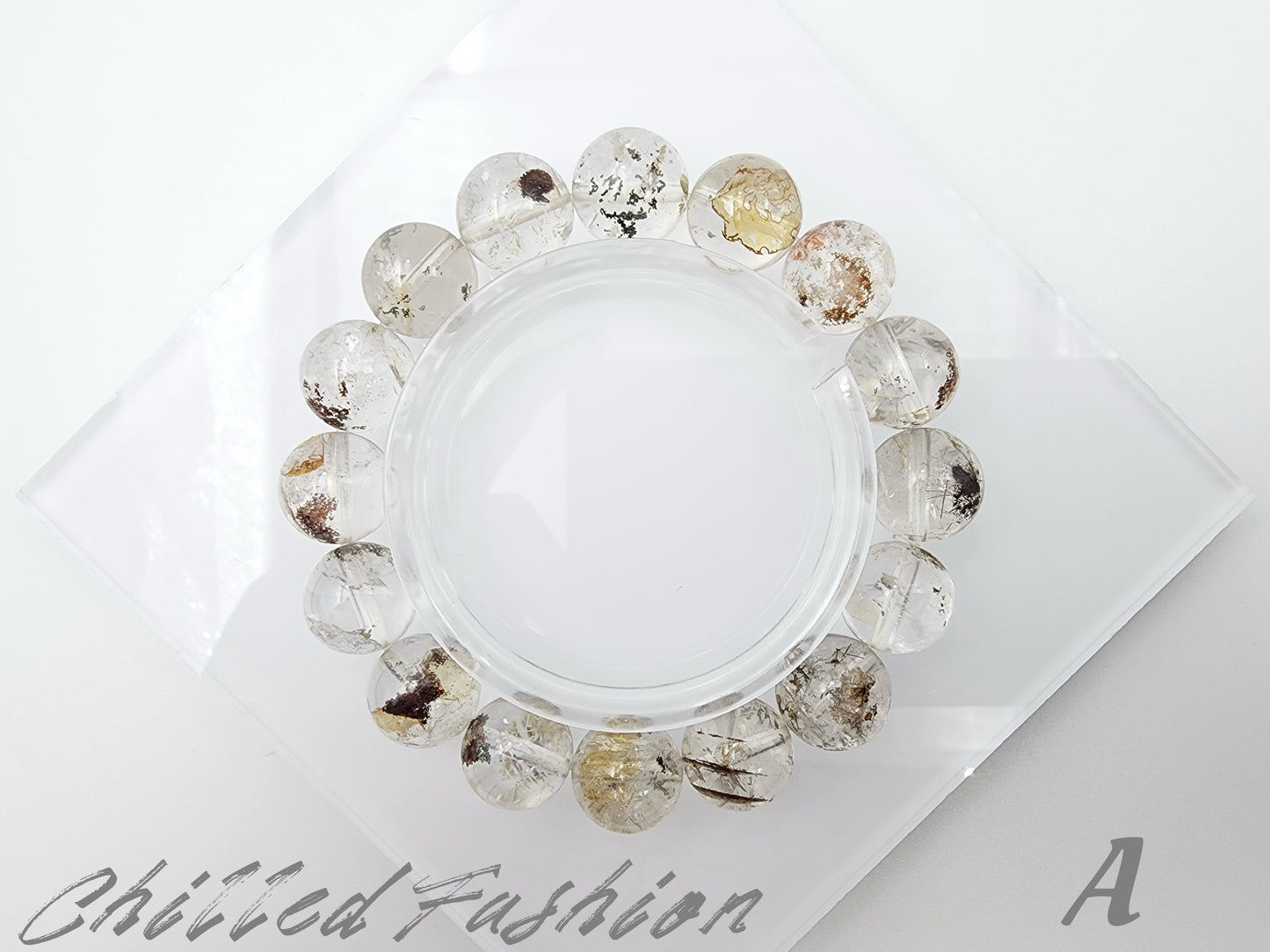 [Bracelet] 12mm Dreamland Phantom Quartz Bracelet