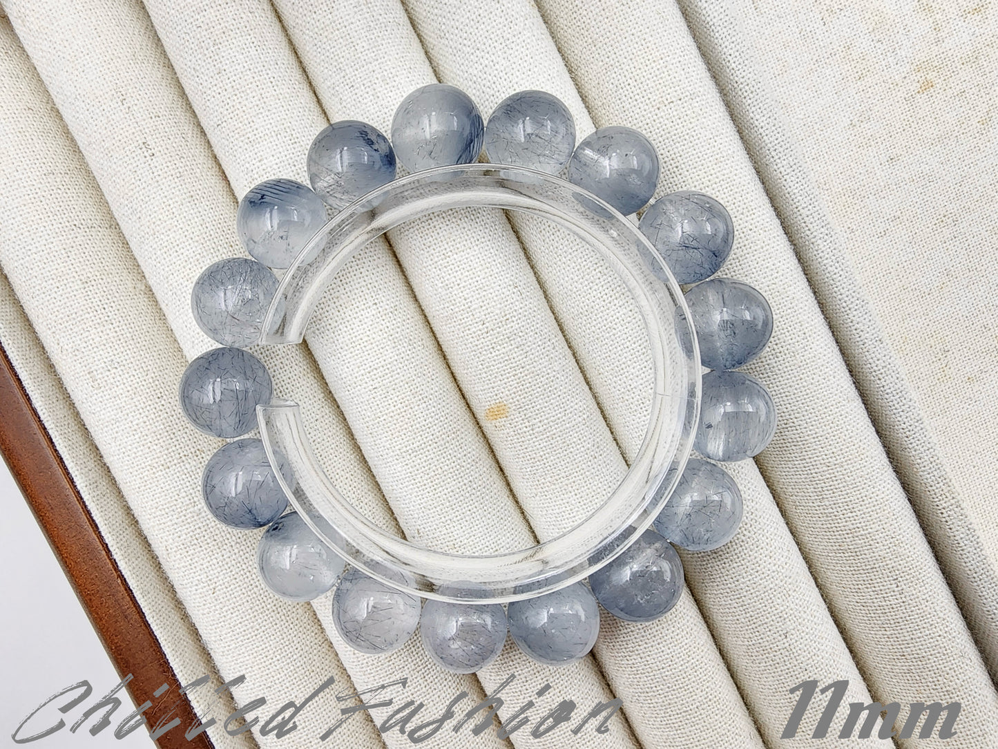 [Bracelet] Blue Rabbit Hair Quartz Bracelet