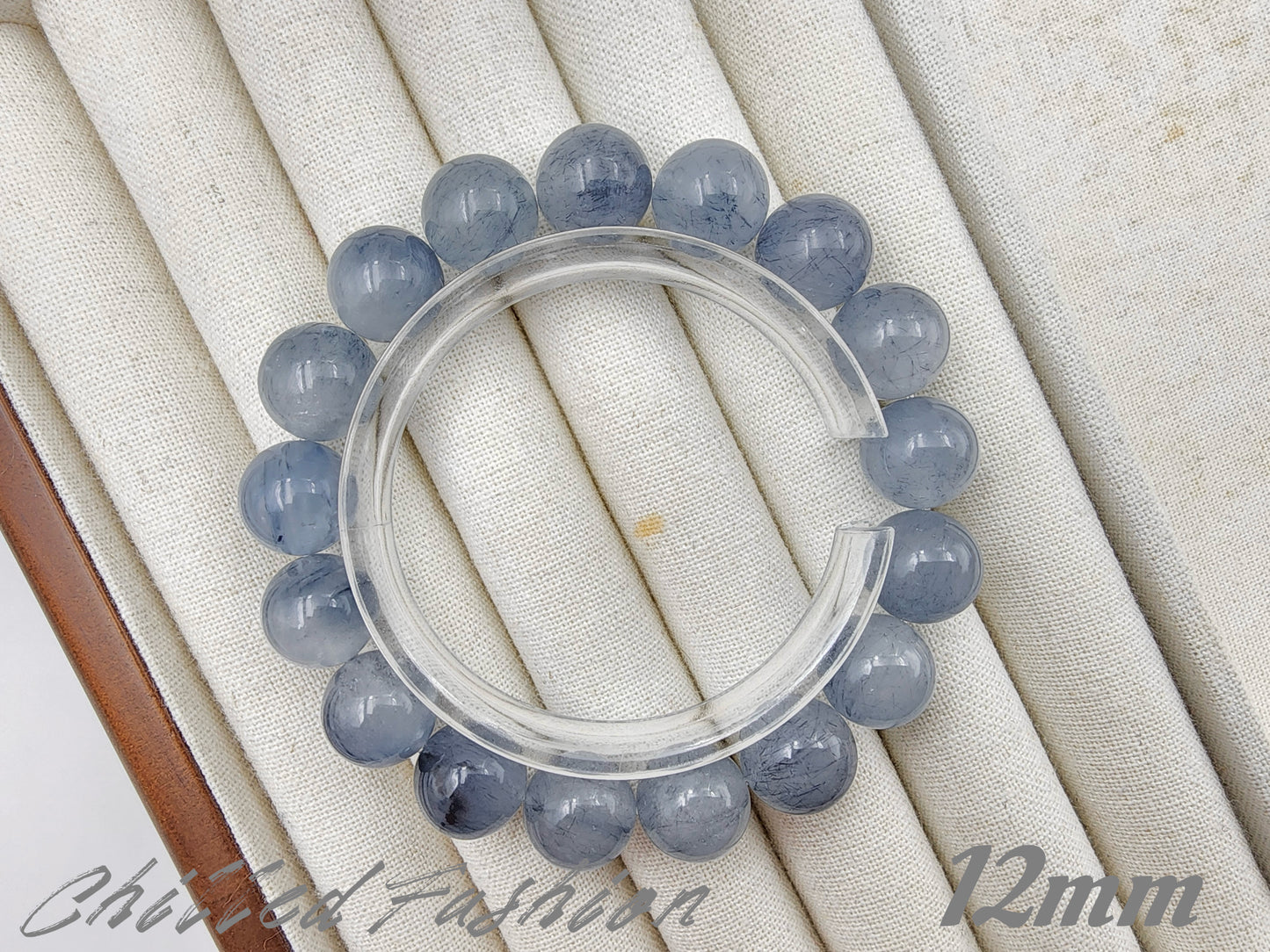 [Bracelet] Blue Rabbit Hair Quartz Bracelet