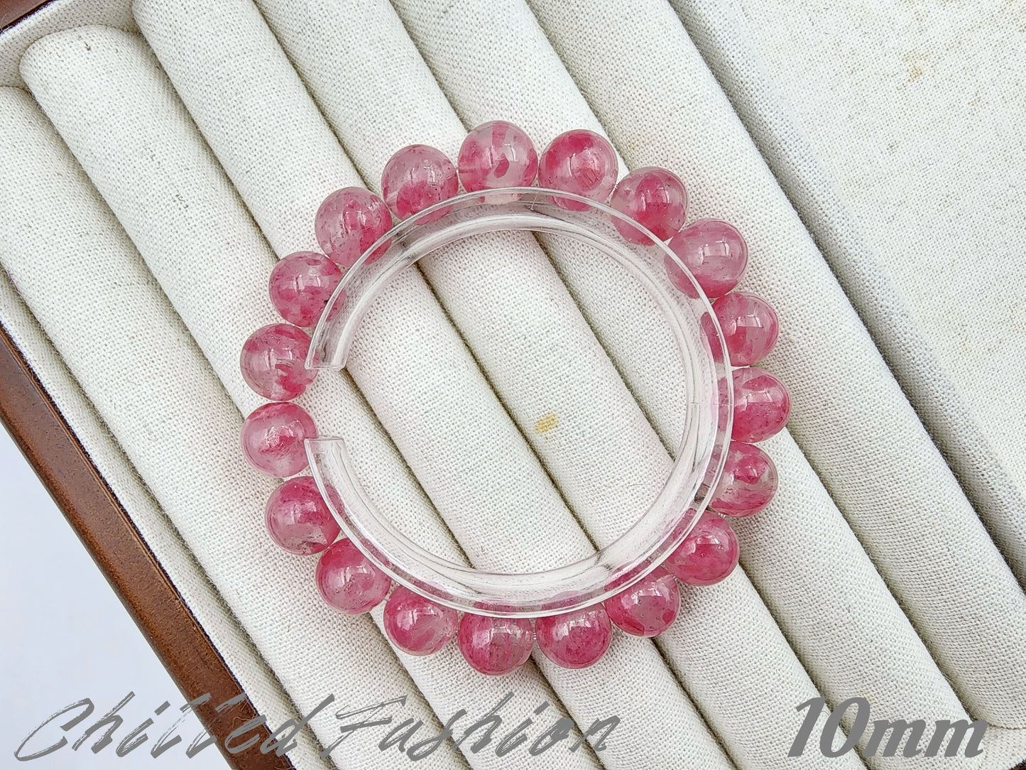 [Bracelet] Sakura Rhodonite 樱花雨蔷薇辉 Crystal Bracelet - Natural Gemstone Jewelry