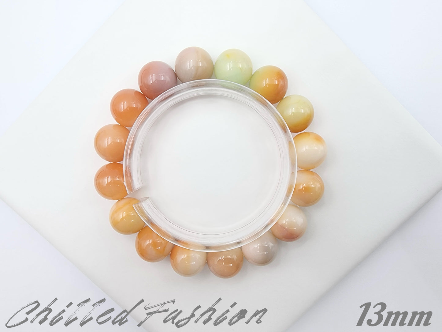 [Bracelet] Burmese Yellow Jade 缅黄 Bracelet - Natural Stone Jewelry