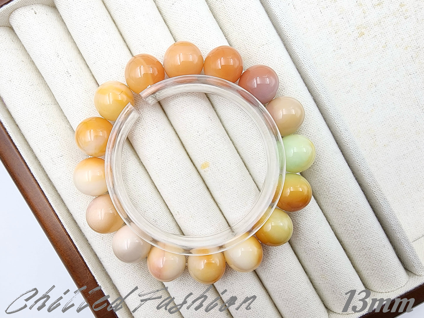 [Bracelet] Burmese Yellow Jade 缅黄 Bracelet - Natural Stone Jewelry