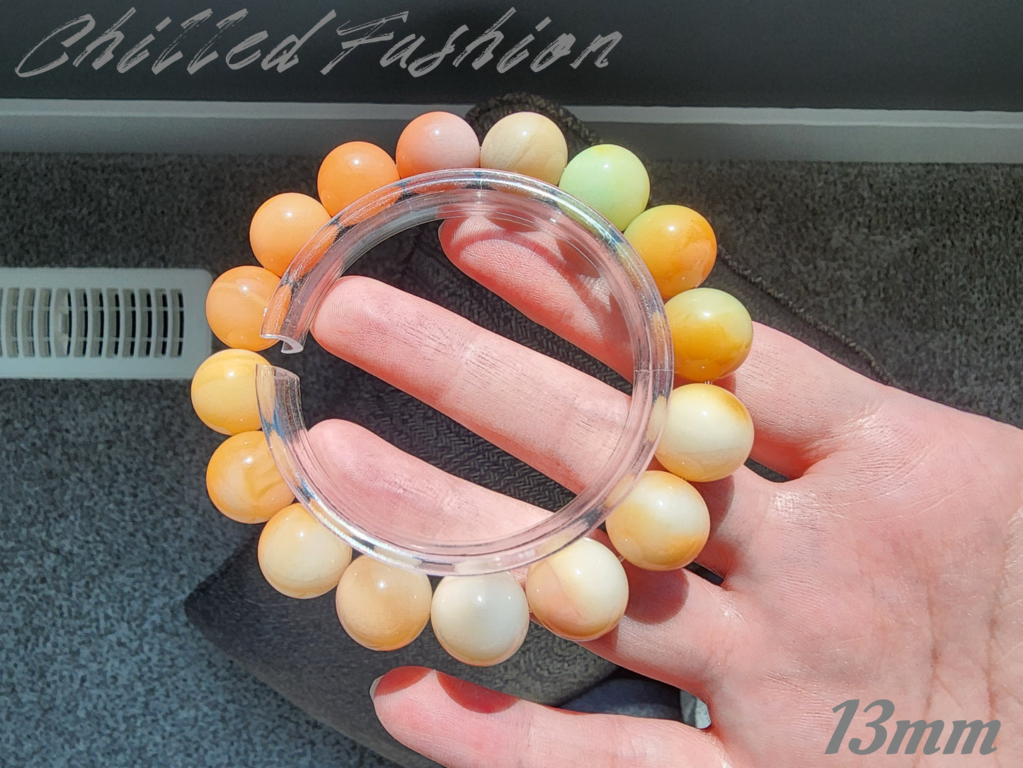 [Bracelet] Burmese Yellow Jade 缅黄 Bracelet - Natural Stone Jewelry