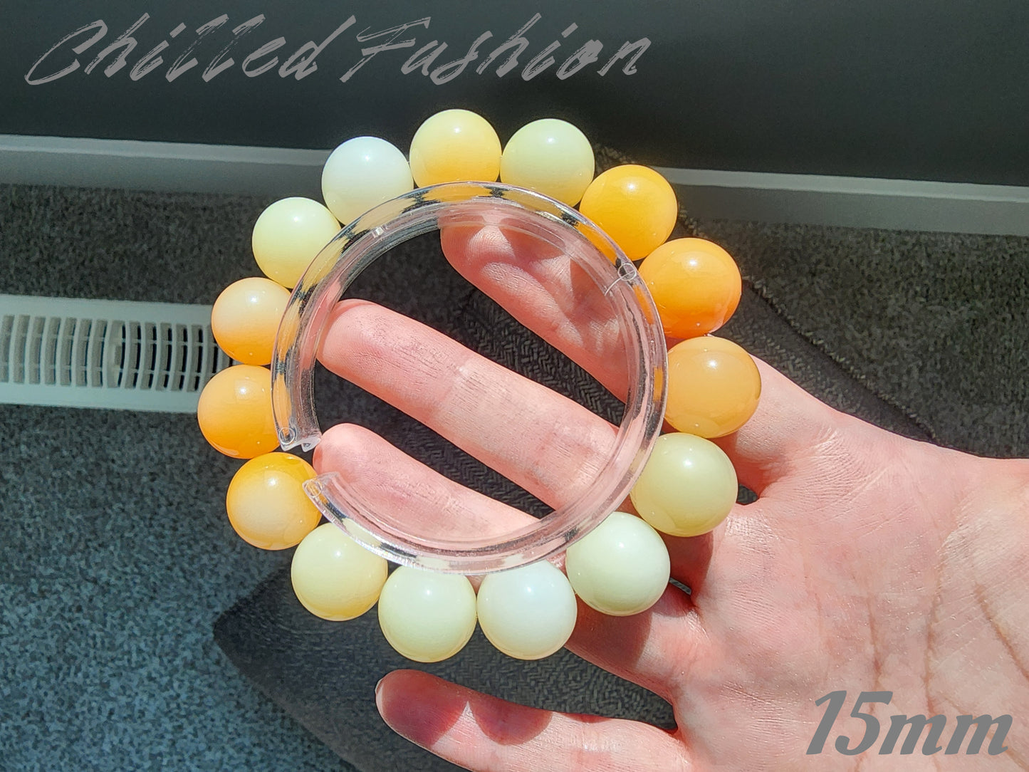 [Bracelet] Burmese Yellow Jade 缅黄 Bracelet - Natural Stone Jewelry