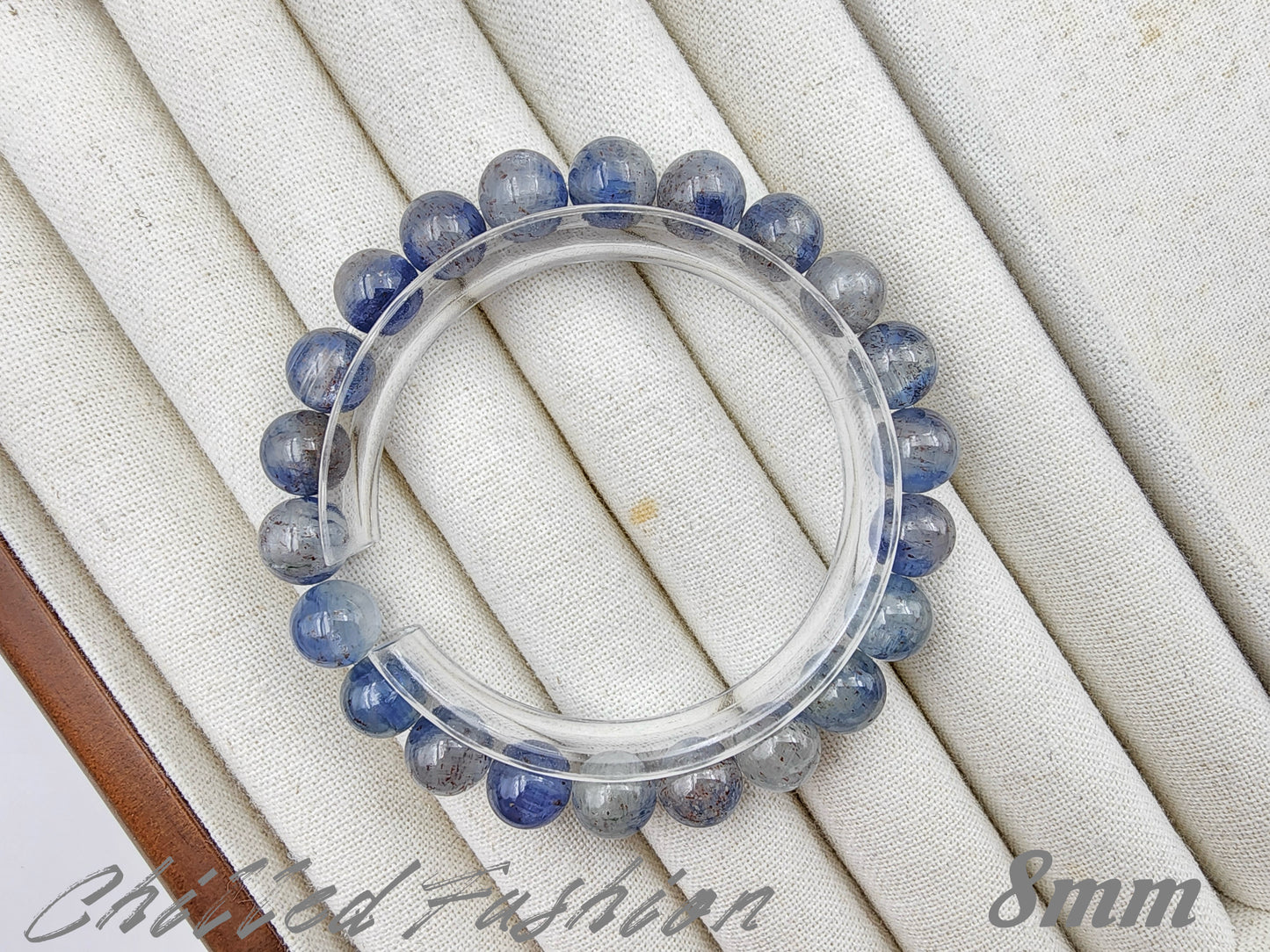 [Bracelet] Kyanite Bracelet with Shimmery Golden Sunstone