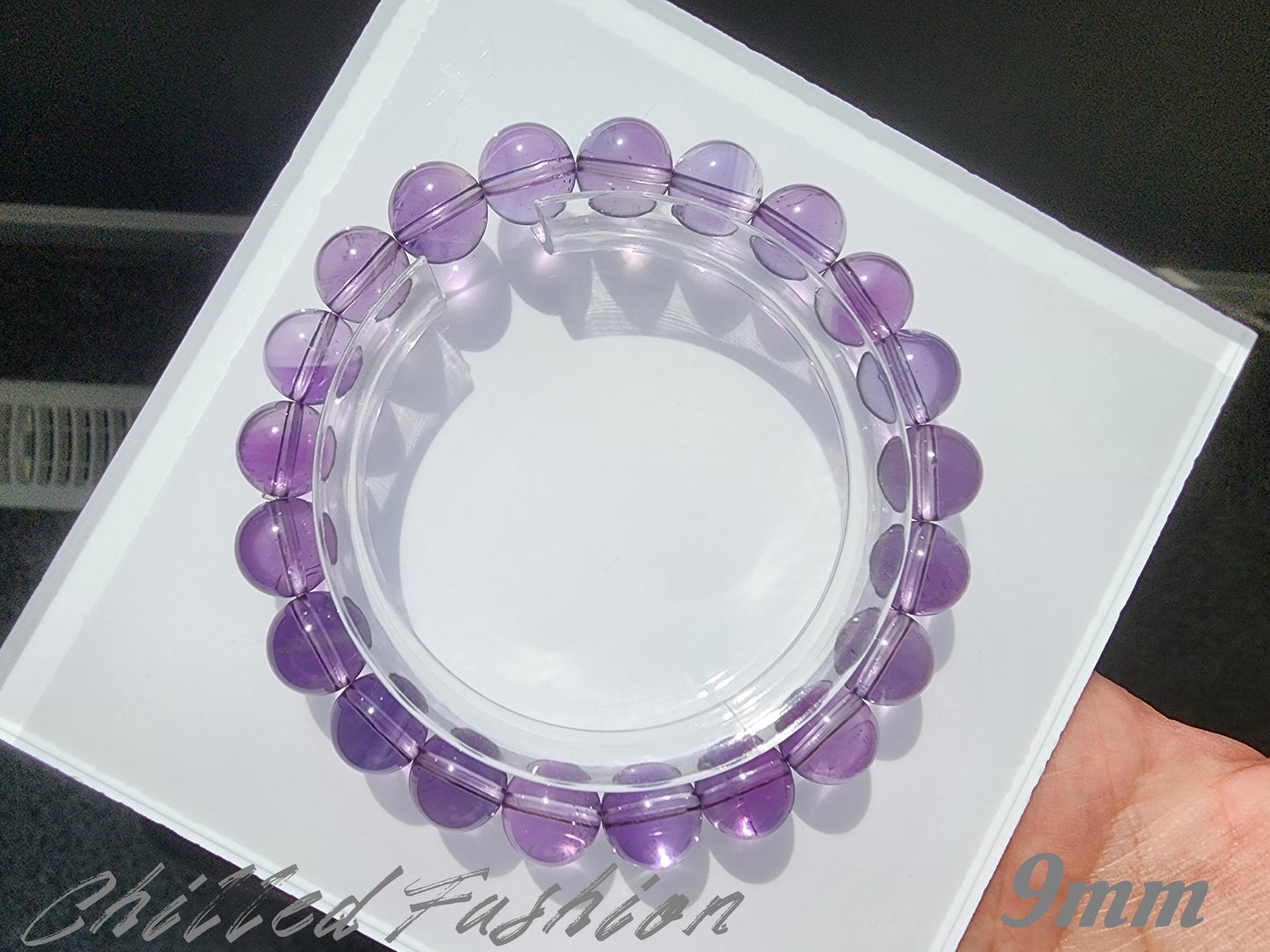 [Bracelet] Natural Brazilian Amethyst Bracelet