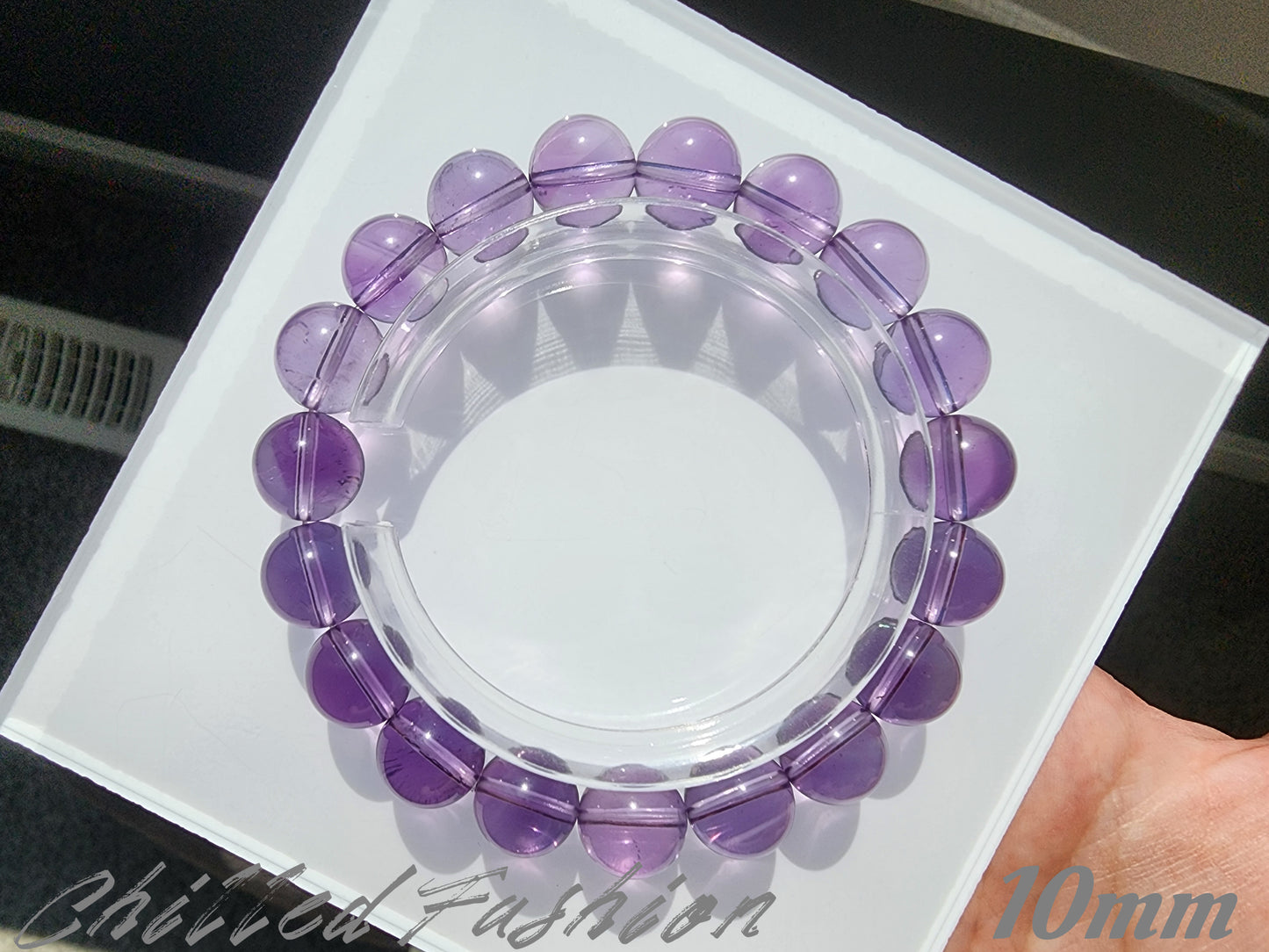 [Bracelet] Natural Brazilian Amethyst Bracelet