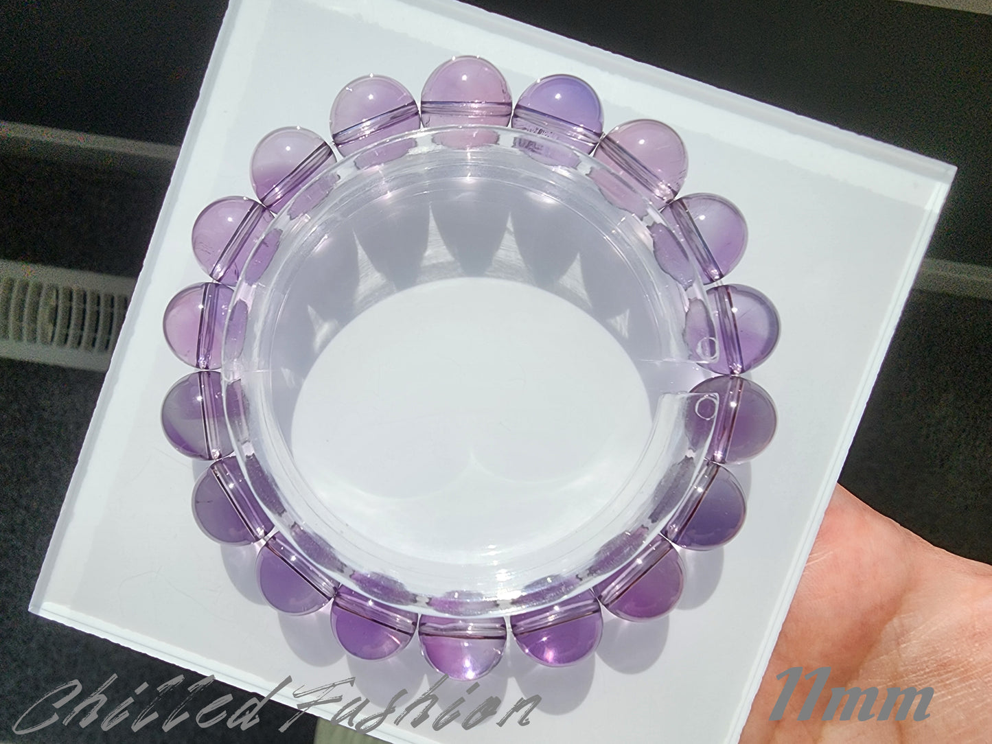 [Bracelet] Natural Brazilian Amethyst Bracelet