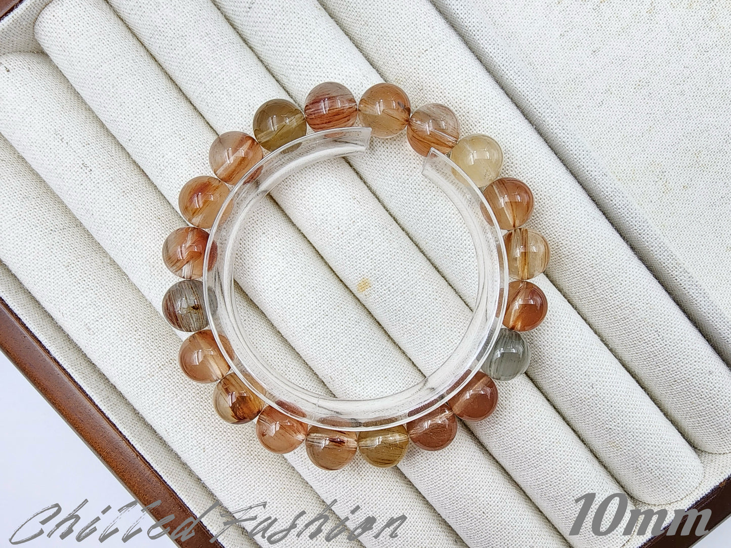 [Bracelet] Multicolor Rabbit Hair Quartz Bracelet