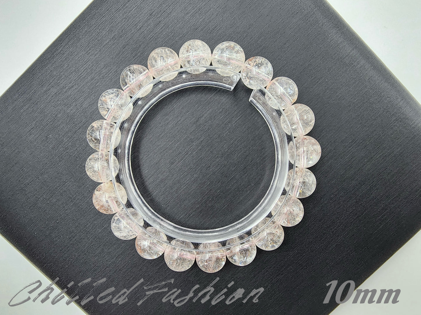 [Bracelet] Natural Light Rose Quartz Bracelet