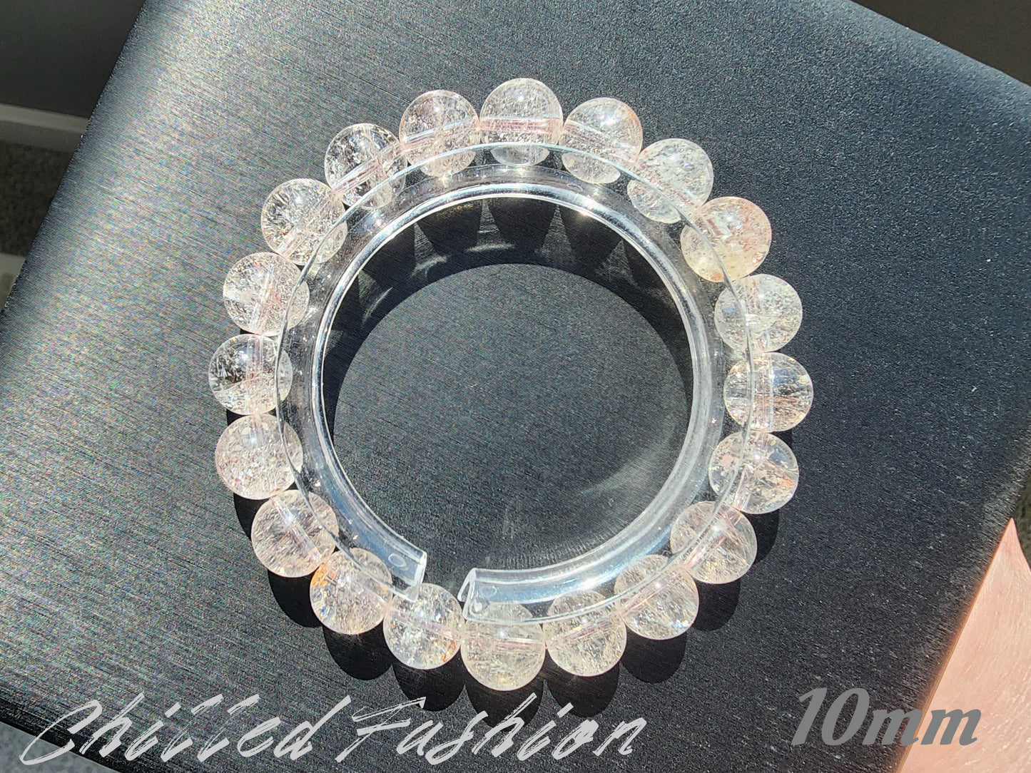 [Bracelet] Natural Light Rose Quartz Bracelet