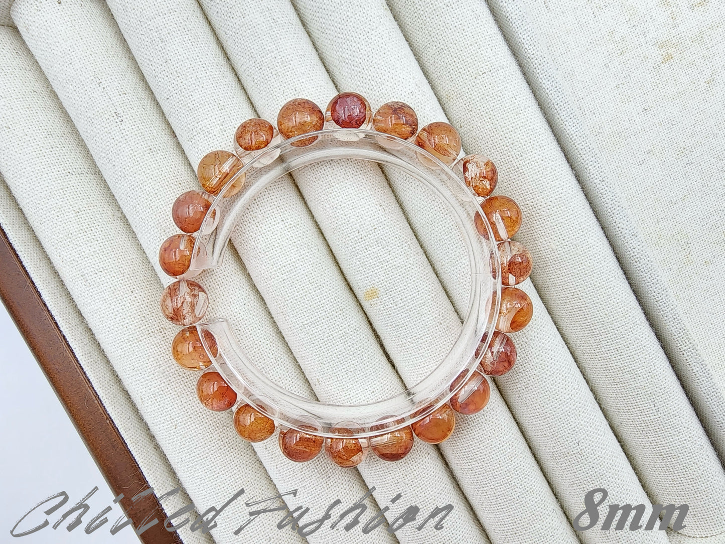 [Bracelet] Hematoid Quartz Bracelet: Grounding Energy & Positivity