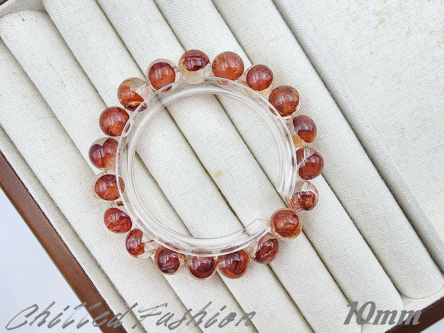 [Bracelet] Hematoid Quartz Bracelet: Grounding Energy & Positivity