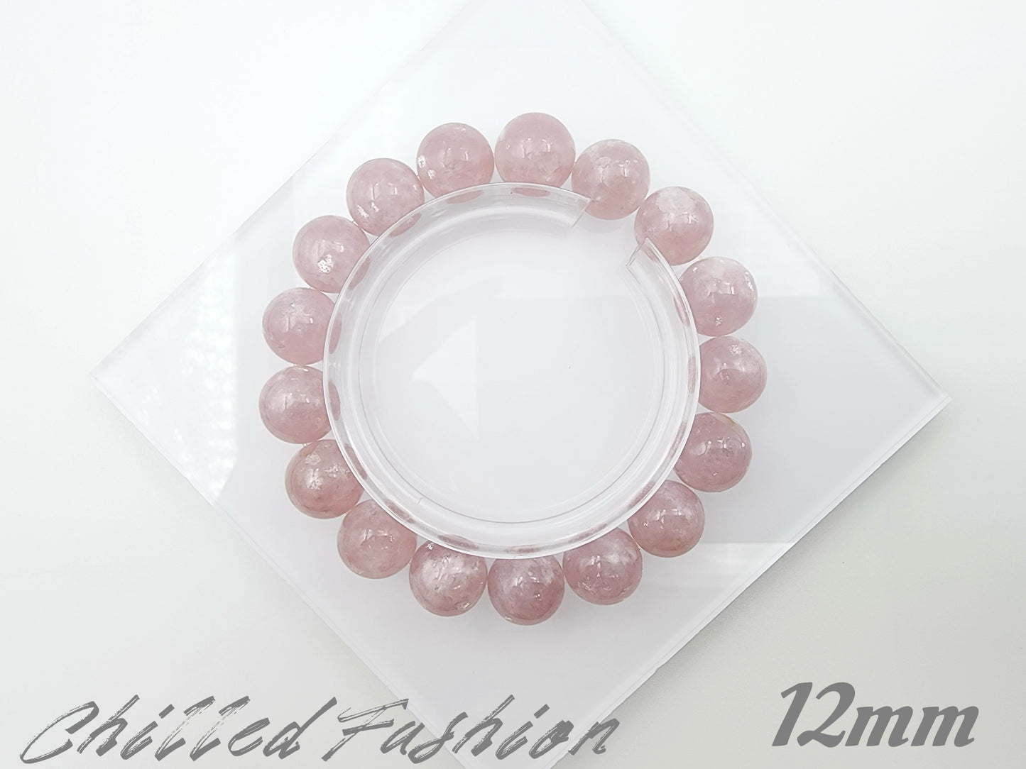 [Bracelet] Natural Pink Lepidolite Bracelet