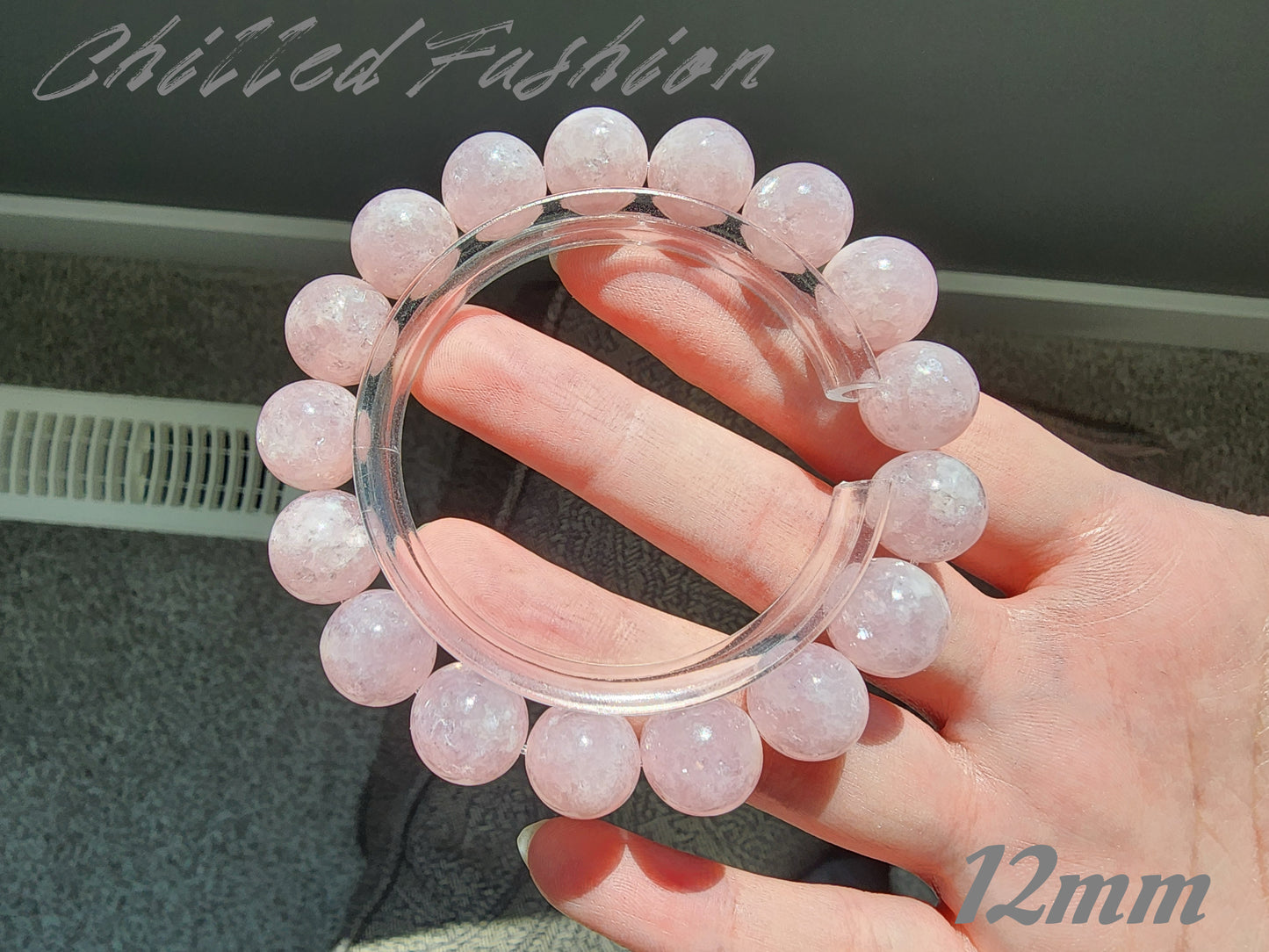 [Bracelet] Natural Pink Lepidolite Bracelet