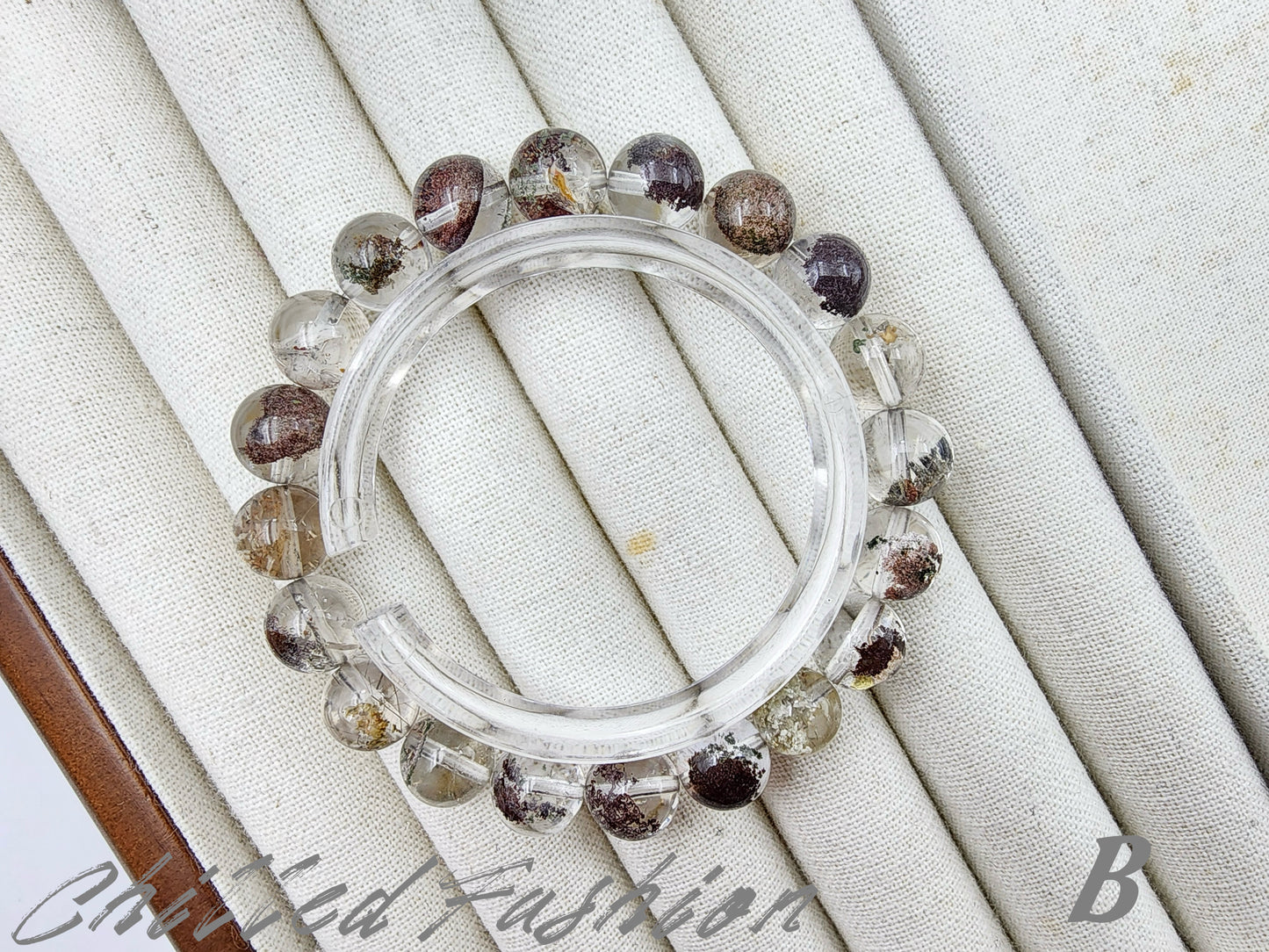 [Bracelet] 9mm Multi-Tone Phantom Quartz Bracelet