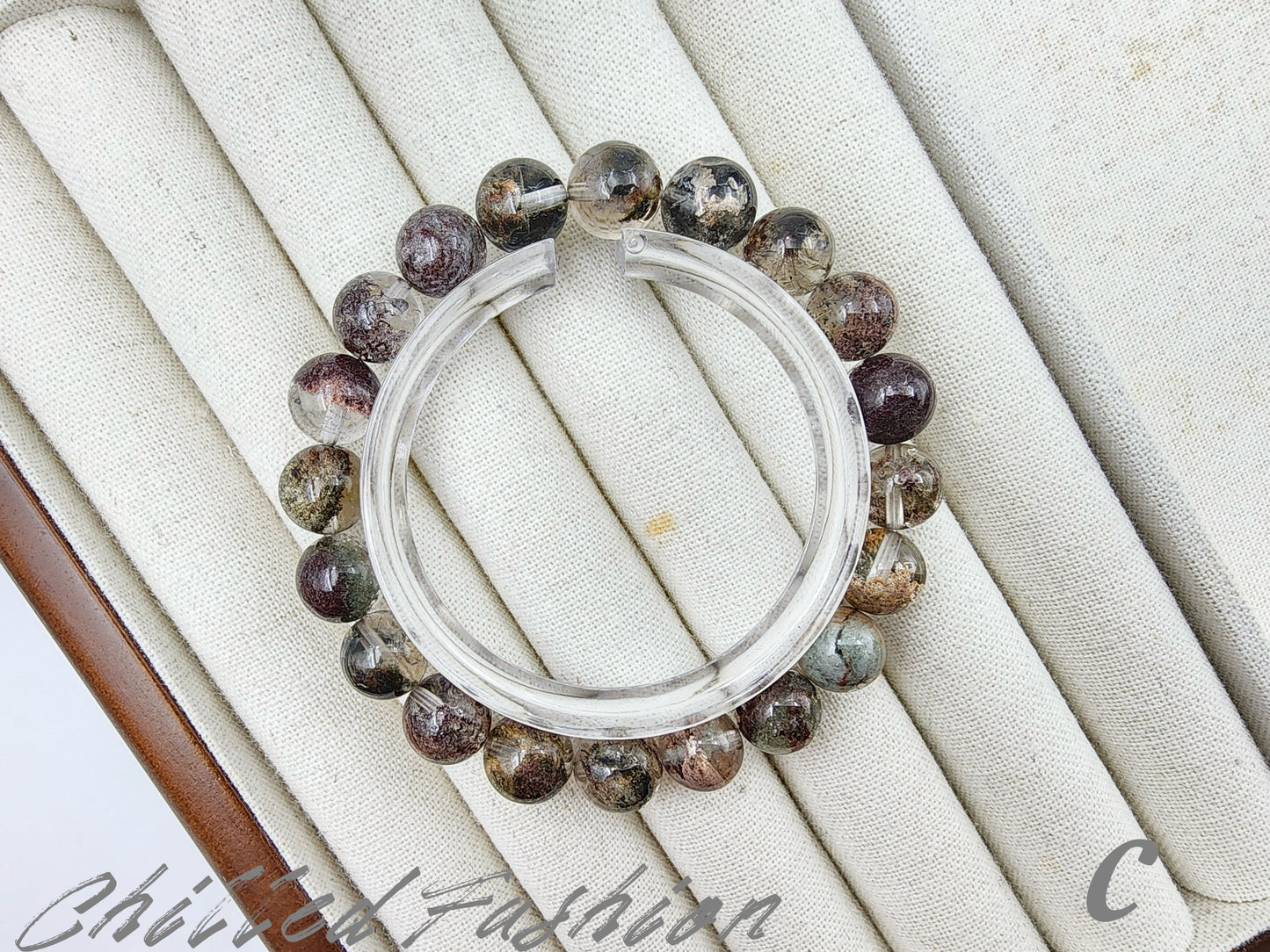[Bracelet] 9mm Multi-Tone Phantom Quartz Bracelet