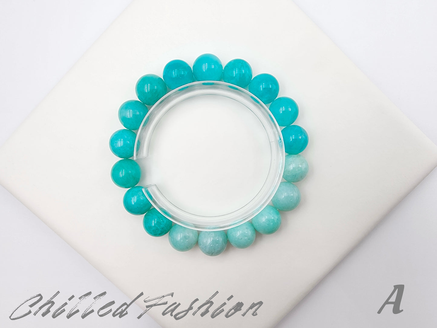 [Bracelet] 11mm Gradient Amazonite Bracelet