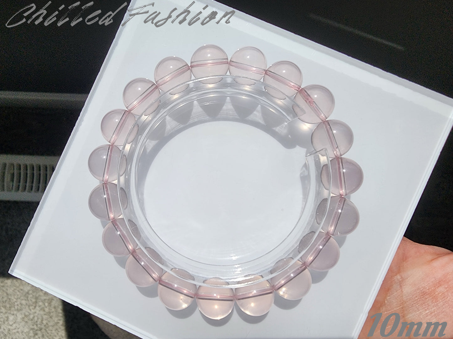 [Bracelet] Light Pink Mozambique Rose Quartz Bracelet