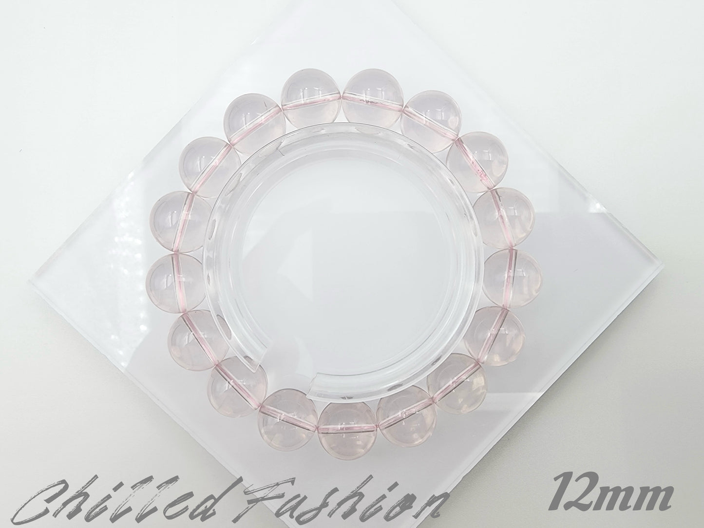 [Bracelet] Light Pink Mozambique Rose Quartz Bracelet