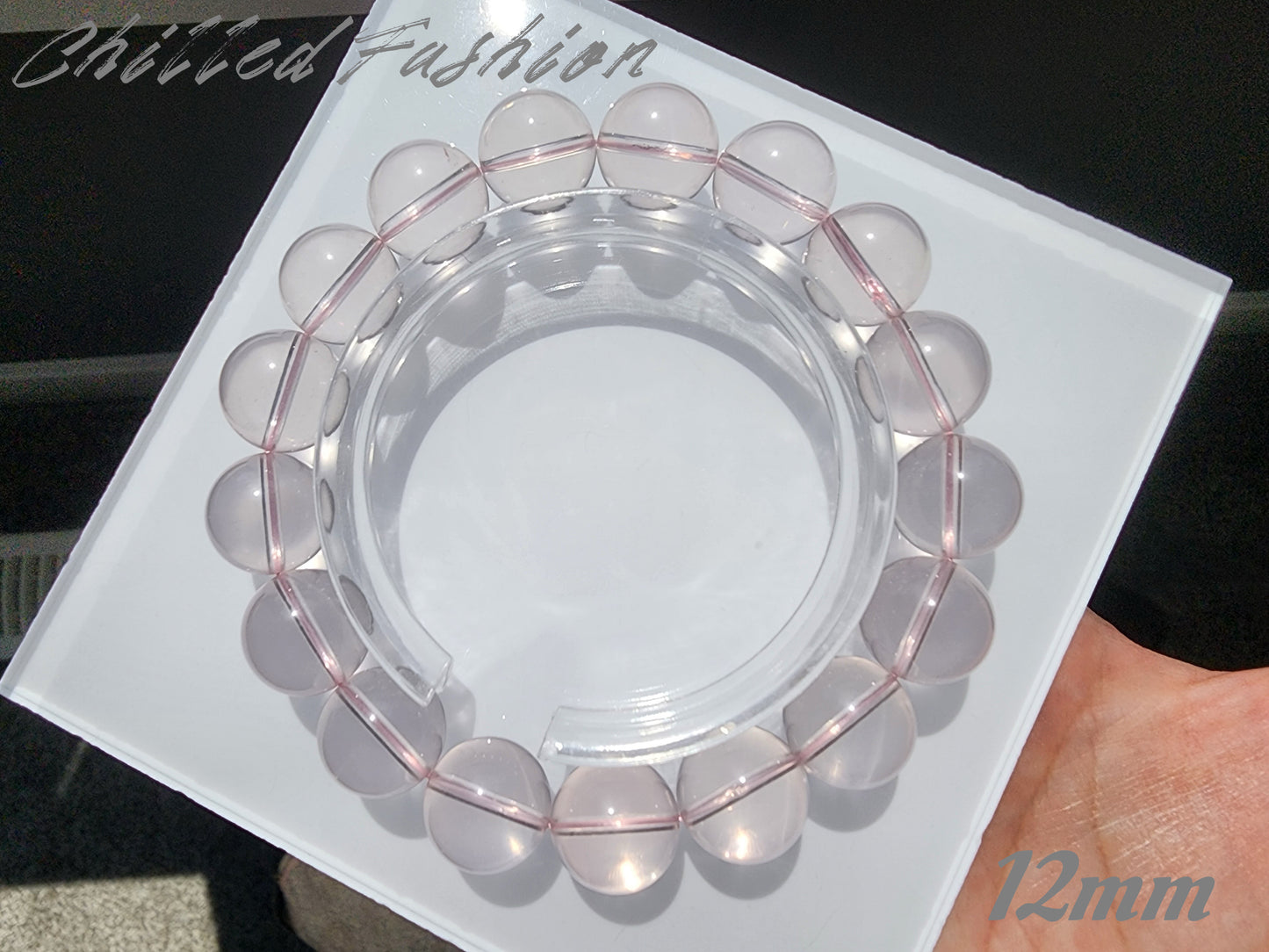 [Bracelet] Light Pink Mozambique Rose Quartz Bracelet