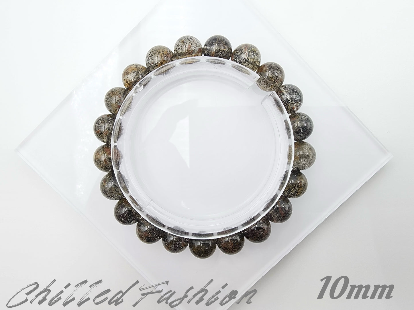 [Bracelet] Balance & Protection Bracelet: Black Strawberry Quartz 黑草莓