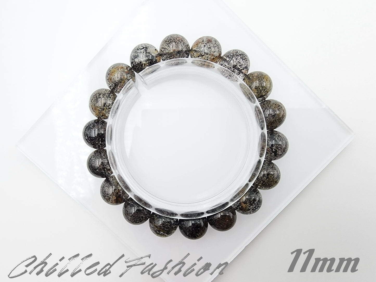 [Bracelet] Balance & Protection Bracelet: Black Strawberry Quartz 黑草莓