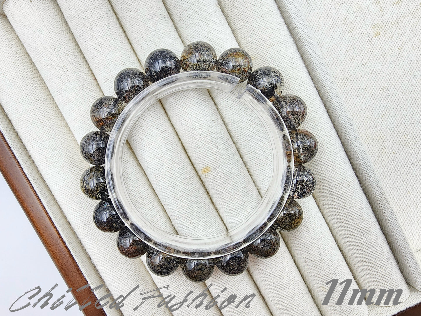 [Bracelet] Balance & Protection Bracelet: Black Strawberry Quartz 黑草莓