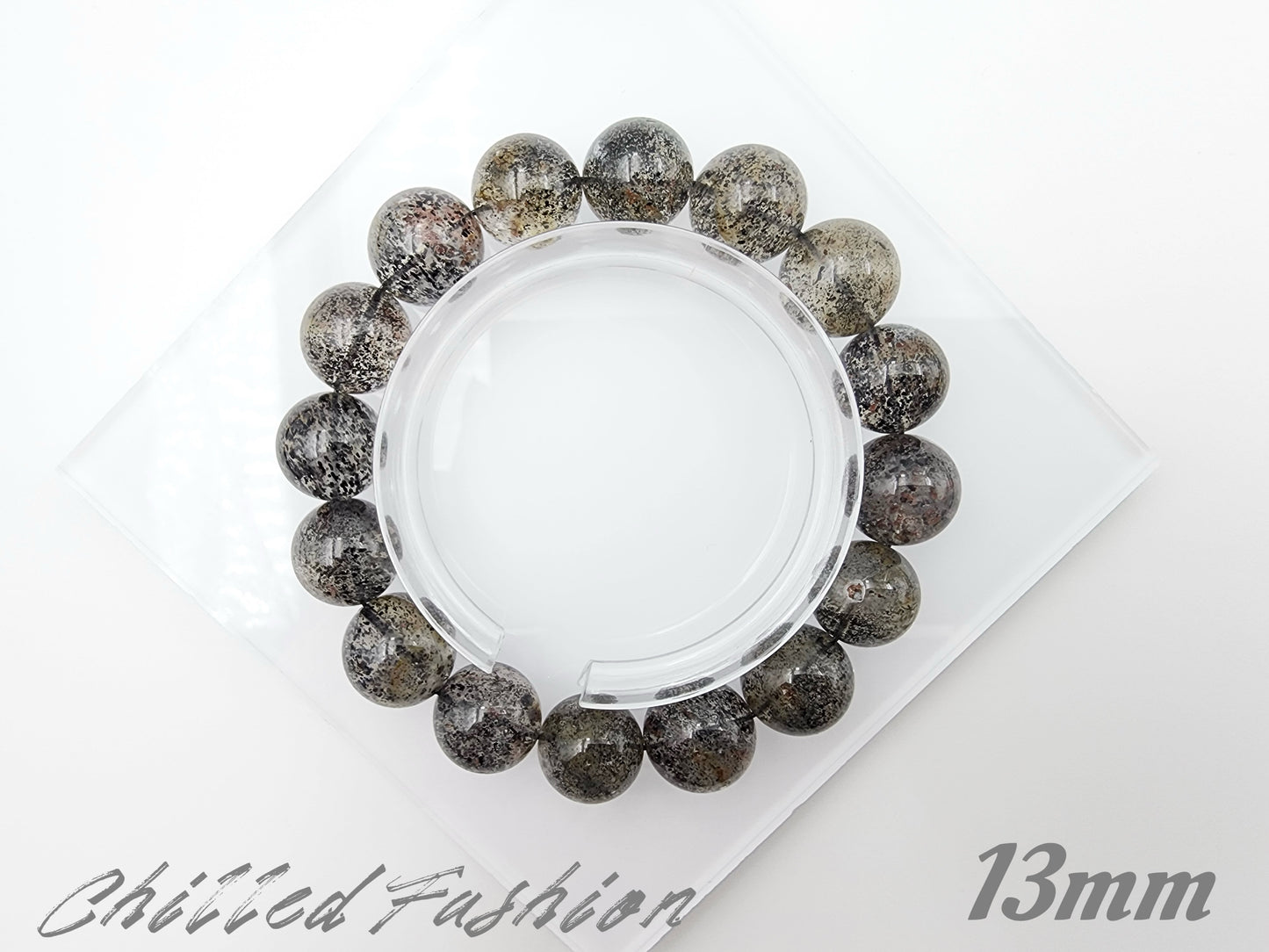 [Bracelet] Balance & Protection Bracelet: Black Strawberry Quartz 黑草莓