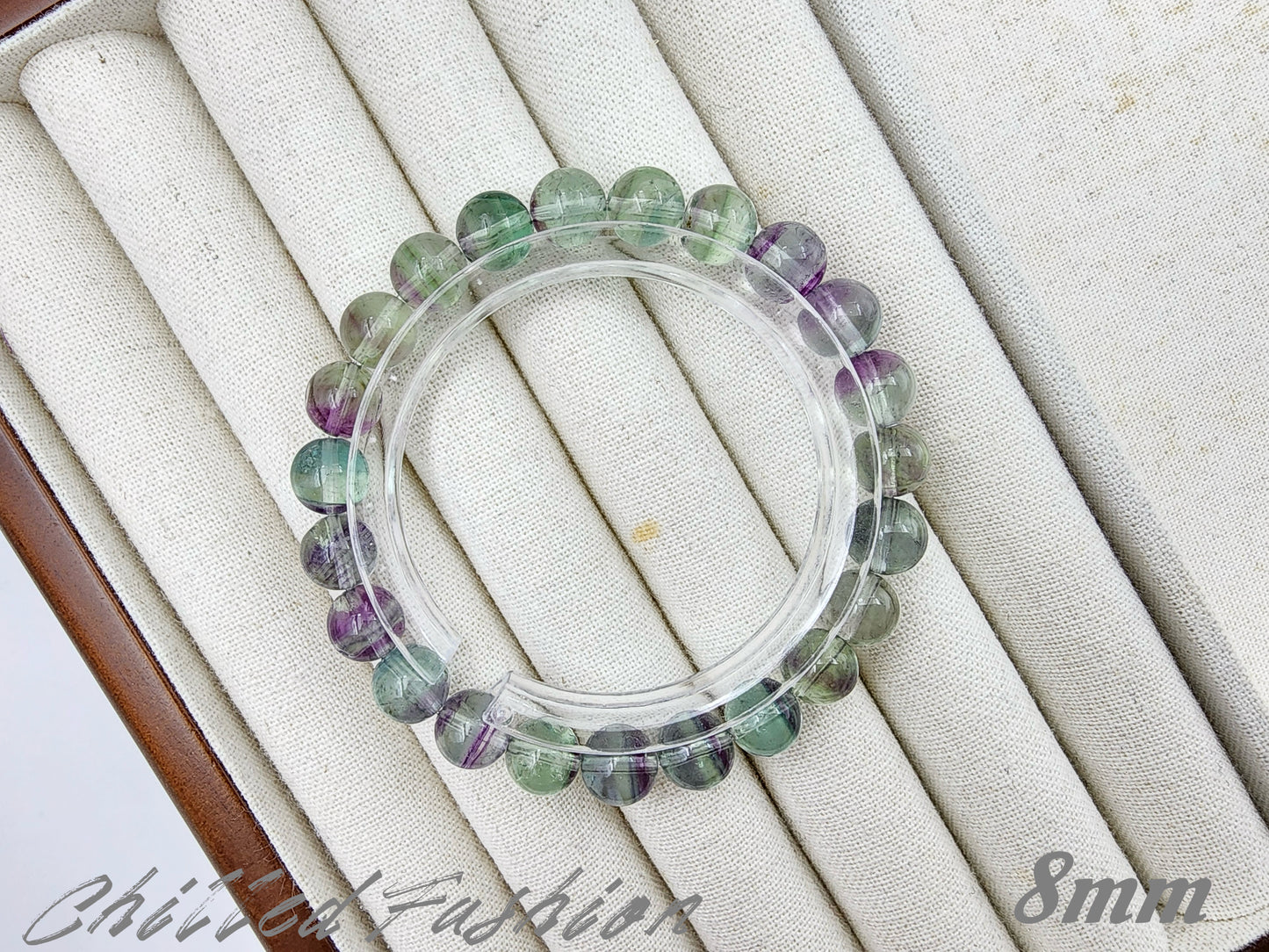 [Bracelet] Dreamy Rainbow Fluorite Bracelet