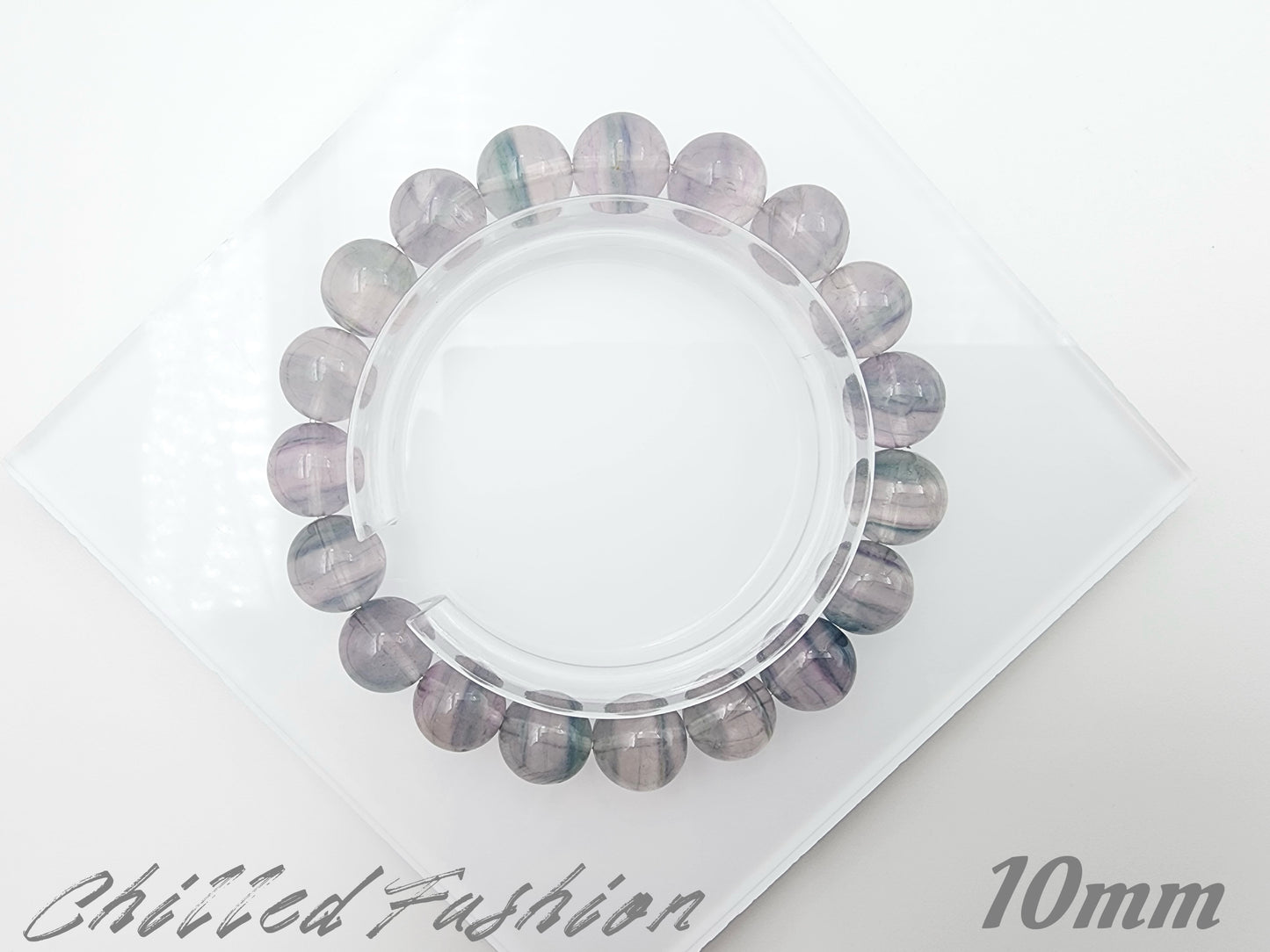 [Bracelet] Fluorite Bracelet with Dreamy Bands