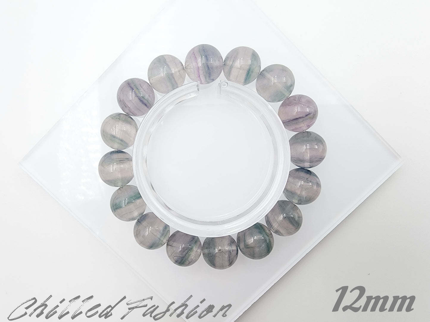 [Bracelet] Fluorite Bracelet with Dreamy Bands