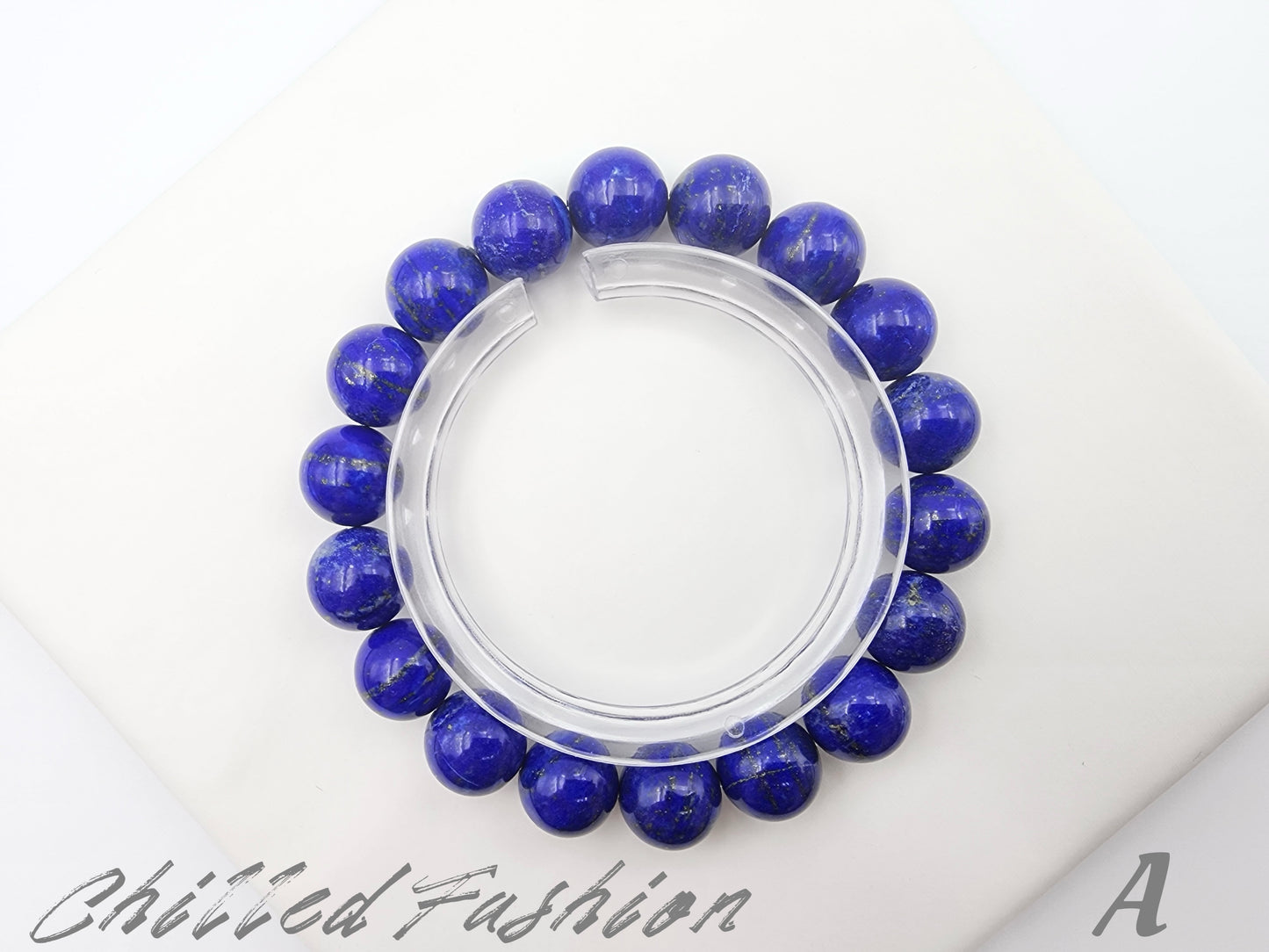 [Bracelet] 11mm Lapis Lazuli Bracelet