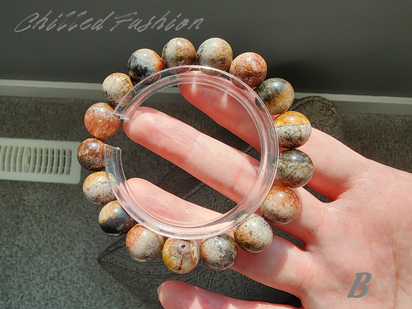 [Bracelet] 12mm Rare Auralite 23 Crystal Bracelet