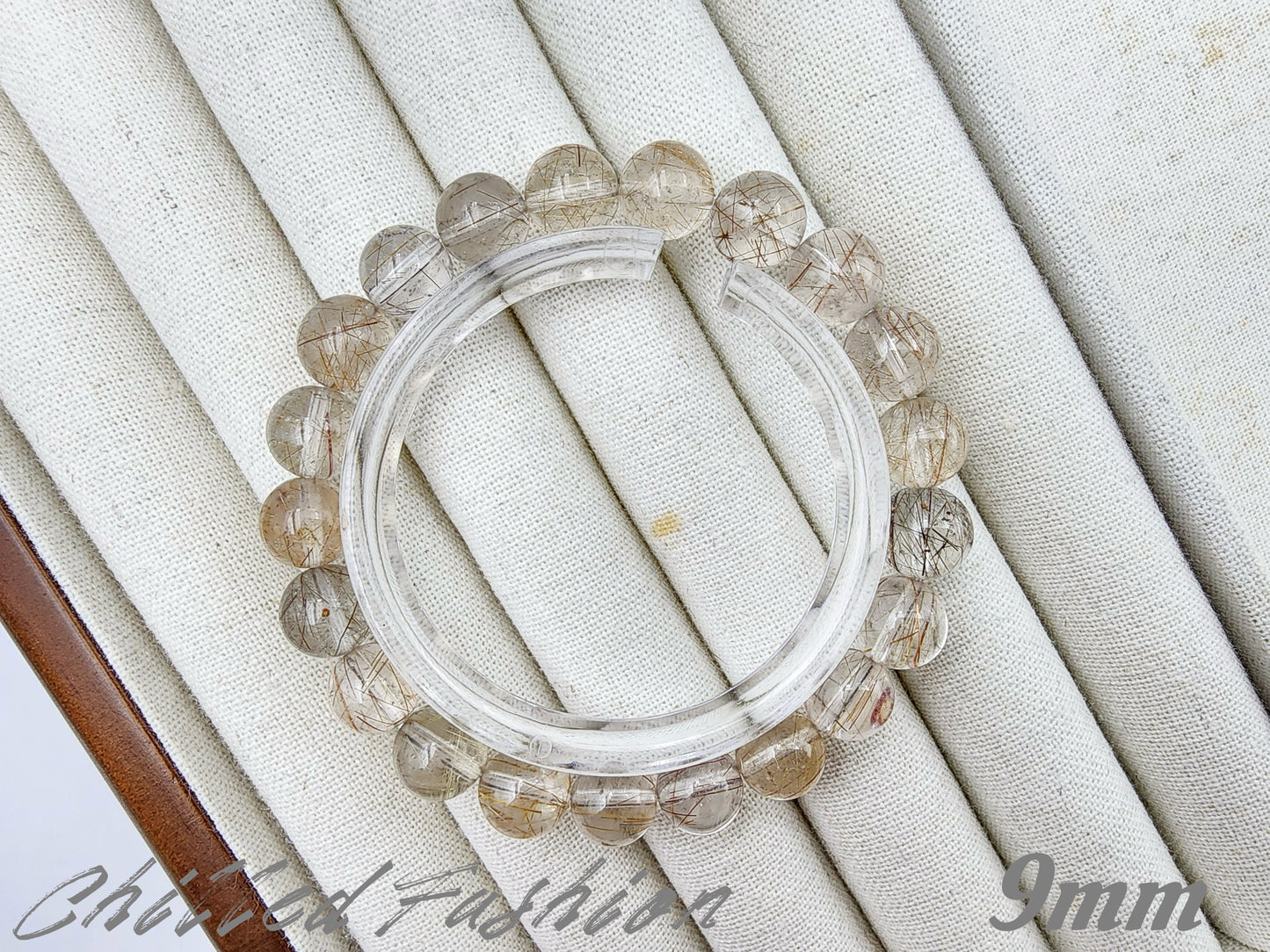 [Bracelet] Natural Rutilated Quartz Bracelet