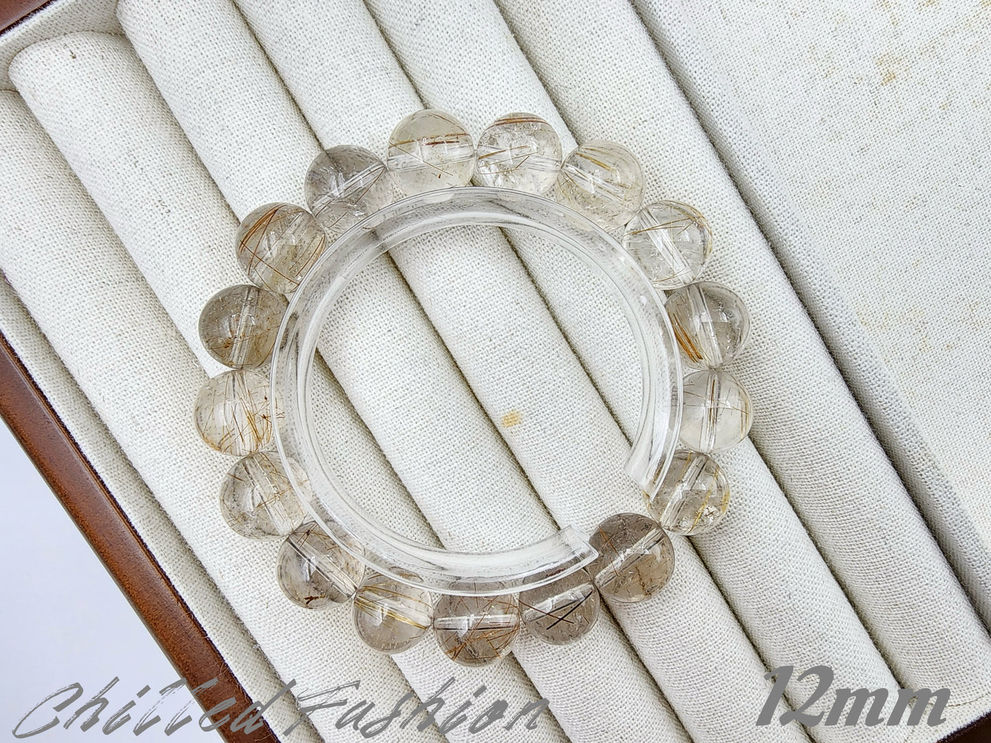 [Bracelet] Natural Rutilated Quartz Bracelet