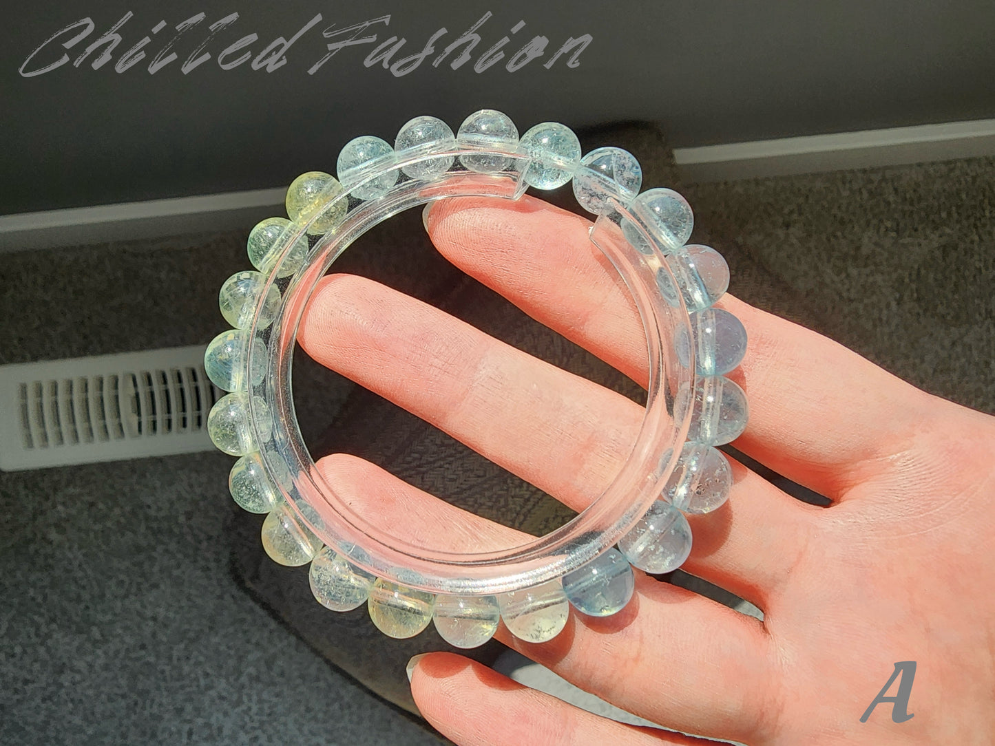 [Bracelet] 8mm Beryl Aquamarine Bracelet