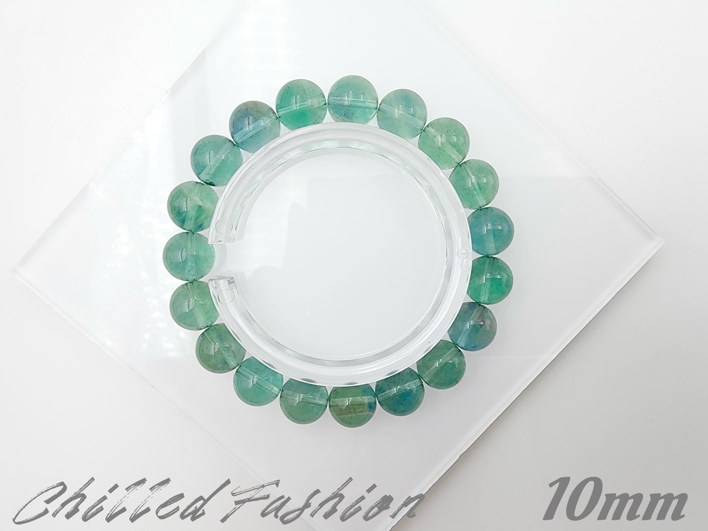 [Bracelet] Healing Crystal Blue-Green Fluorite Bracelet