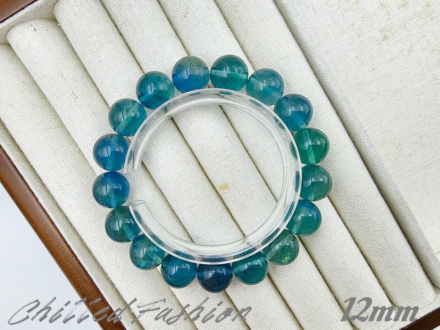 [Bracelet] Healing Crystal Blue-Green Fluorite Bracelet