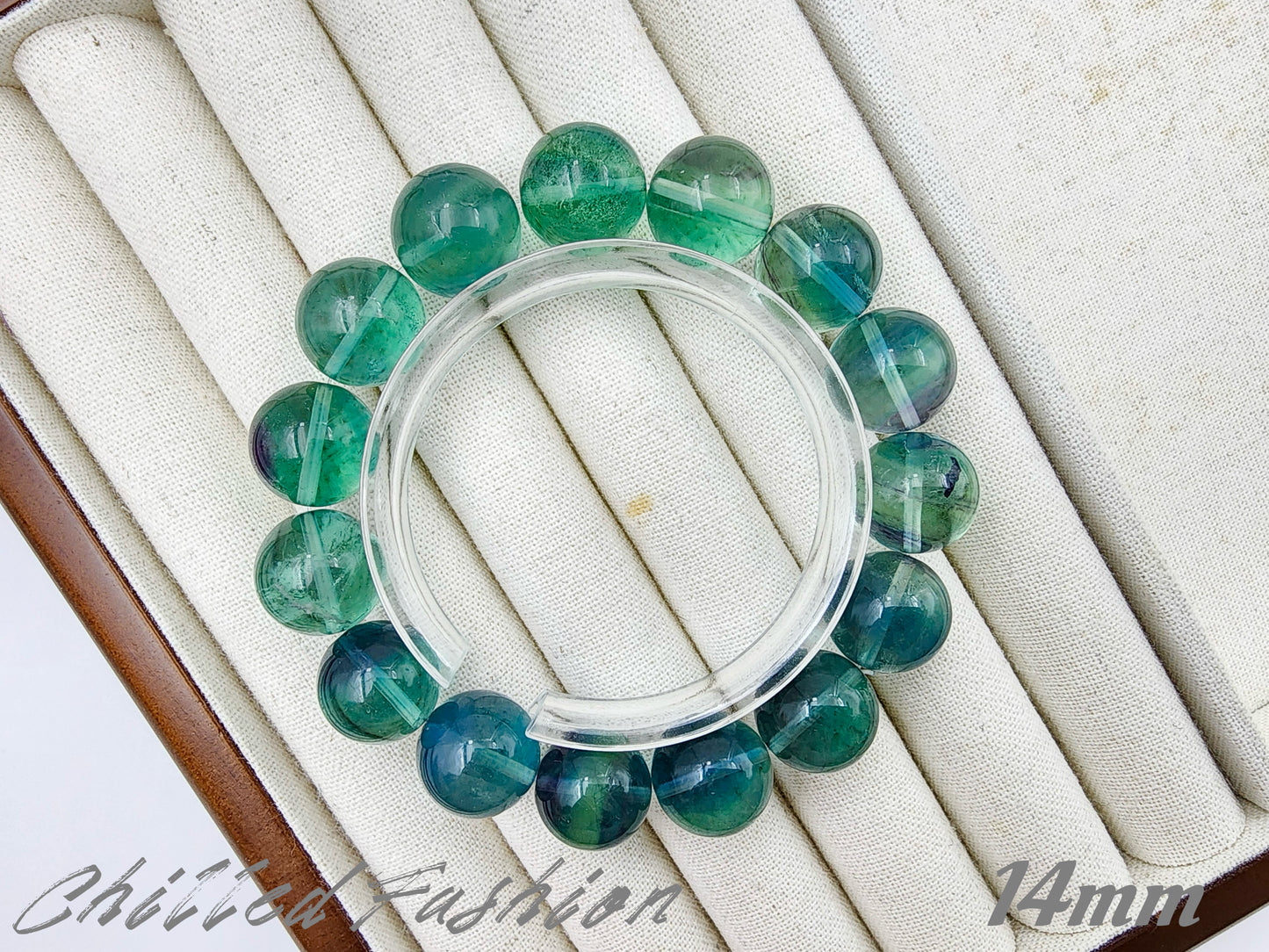 [Bracelet] Healing Crystal Blue-Green Fluorite Bracelet