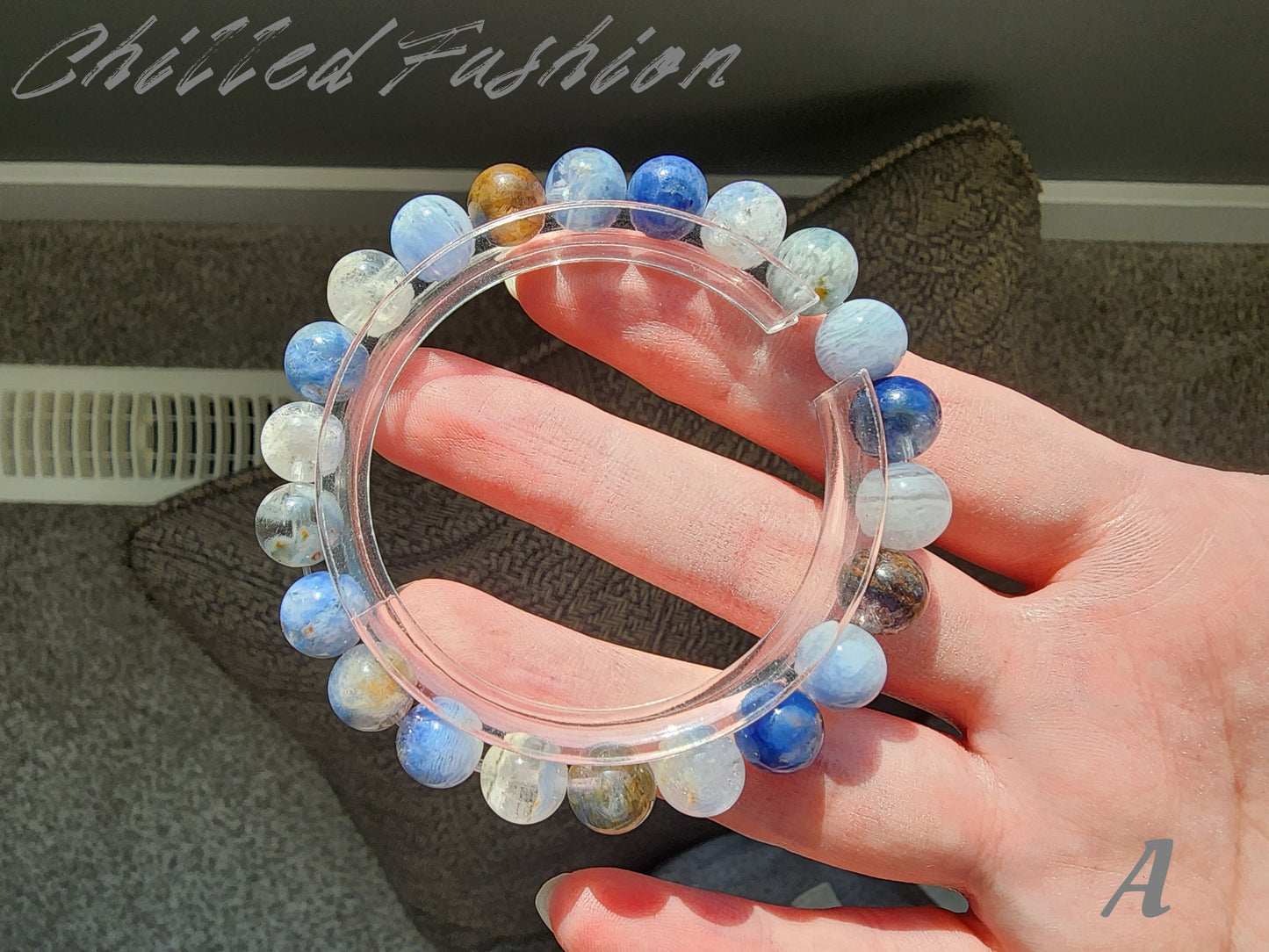 [Bracelet] 8mm Dreamy Creamy Dumortierite Bracelet