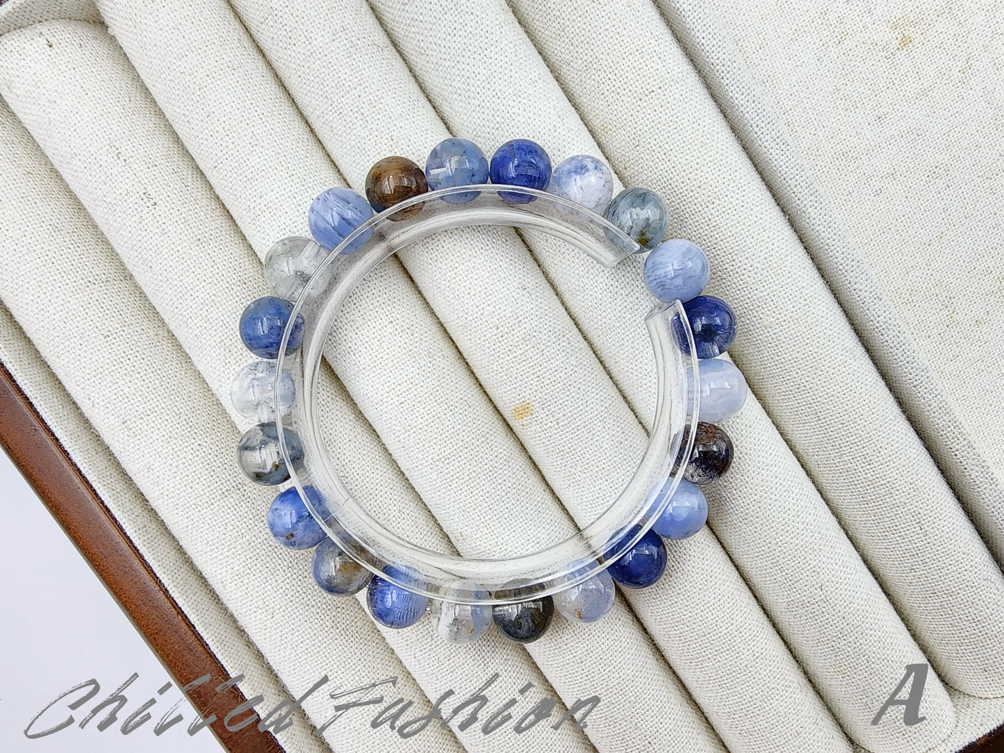 [Bracelet] 8mm Dreamy Creamy Dumortierite Bracelet