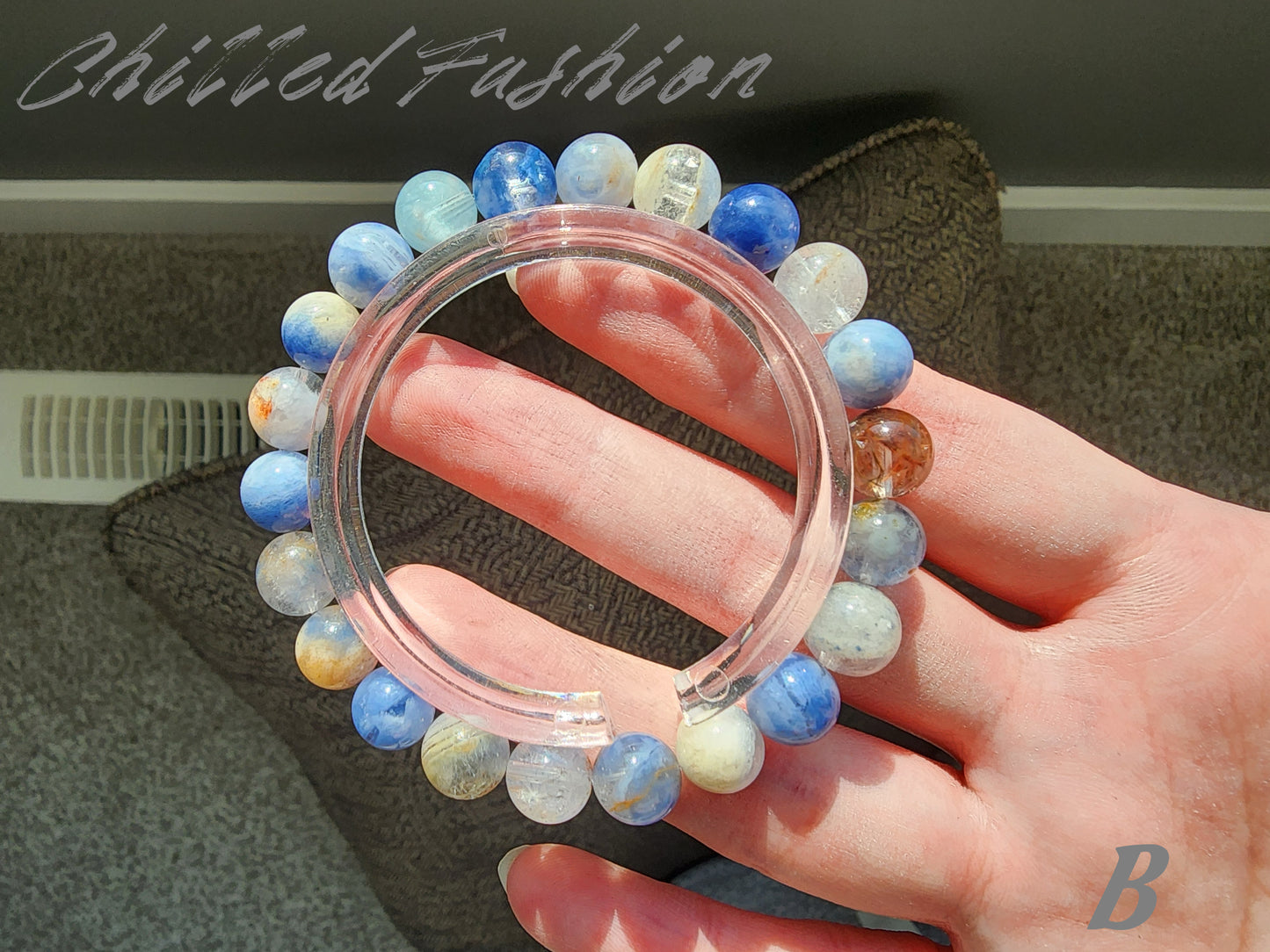 [Bracelet] 8mm Dreamy Creamy Dumortierite Bracelet