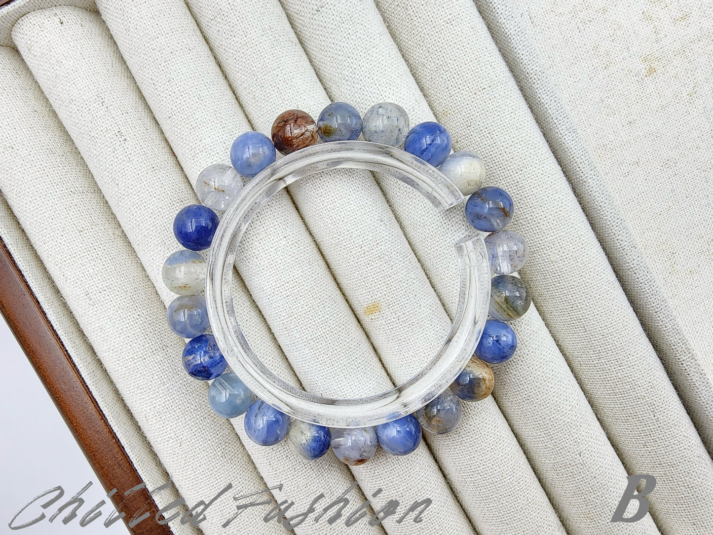 [Bracelet] 8mm Dreamy Creamy Dumortierite Bracelet